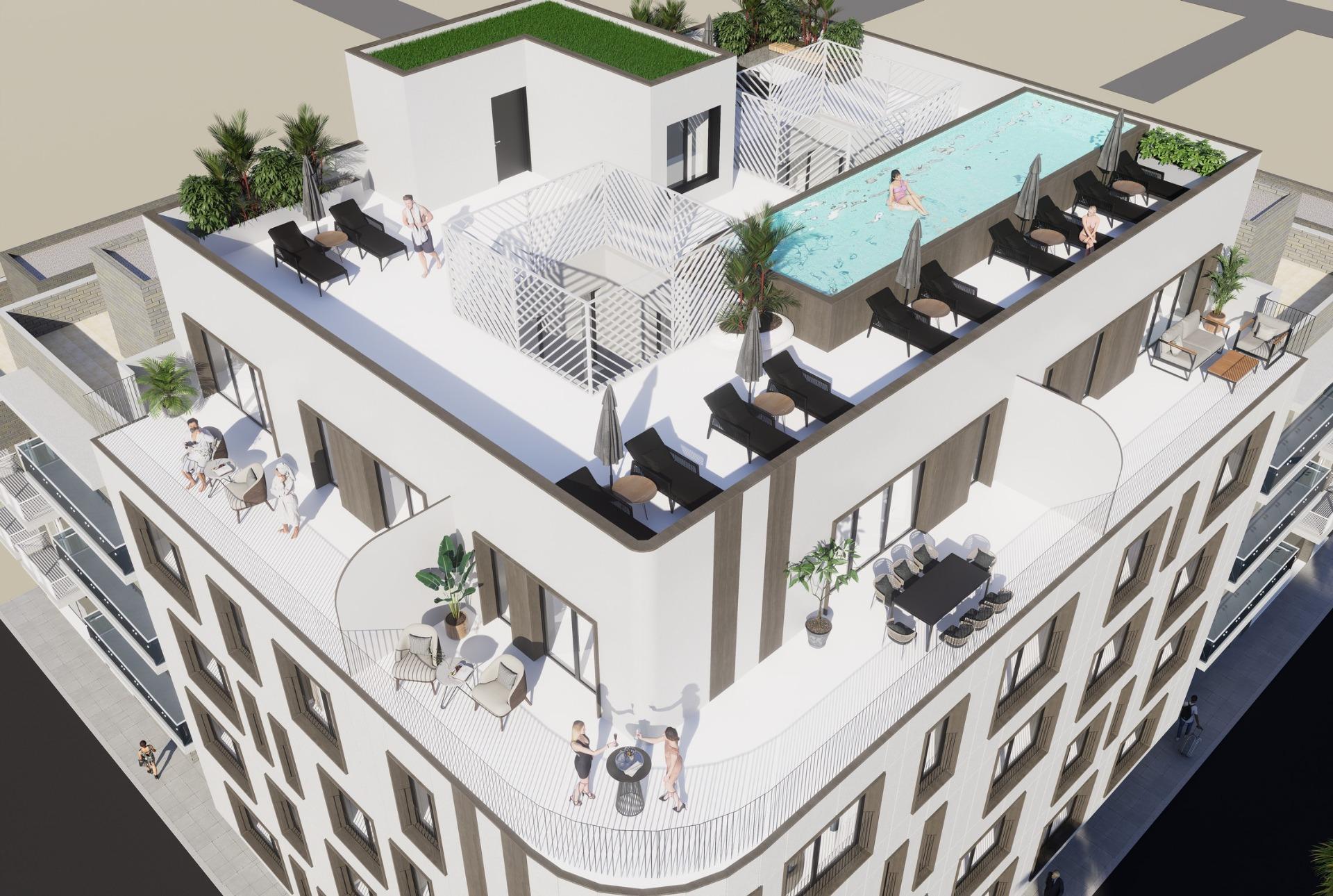 For sale - 2 Bedroom 1 Bathroom Apartment in Torrevieja - El acequión  - Alicante