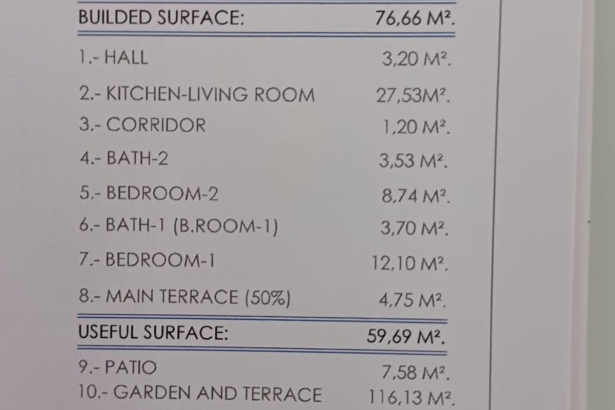 For sale - 2 Bedroom 2 Bathroom Apartment - Ground Floor Apartment in Orihuela - Villamartin  - Alicante