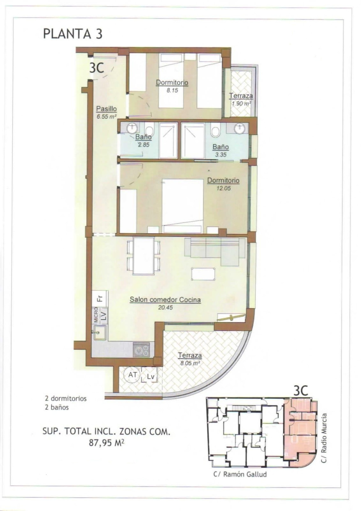 For sale - 2 Bedroom 2 Bathroom Apartment - Middle Floor Apartment in Torrevieja - Torrevieja Centro  - Alicante
