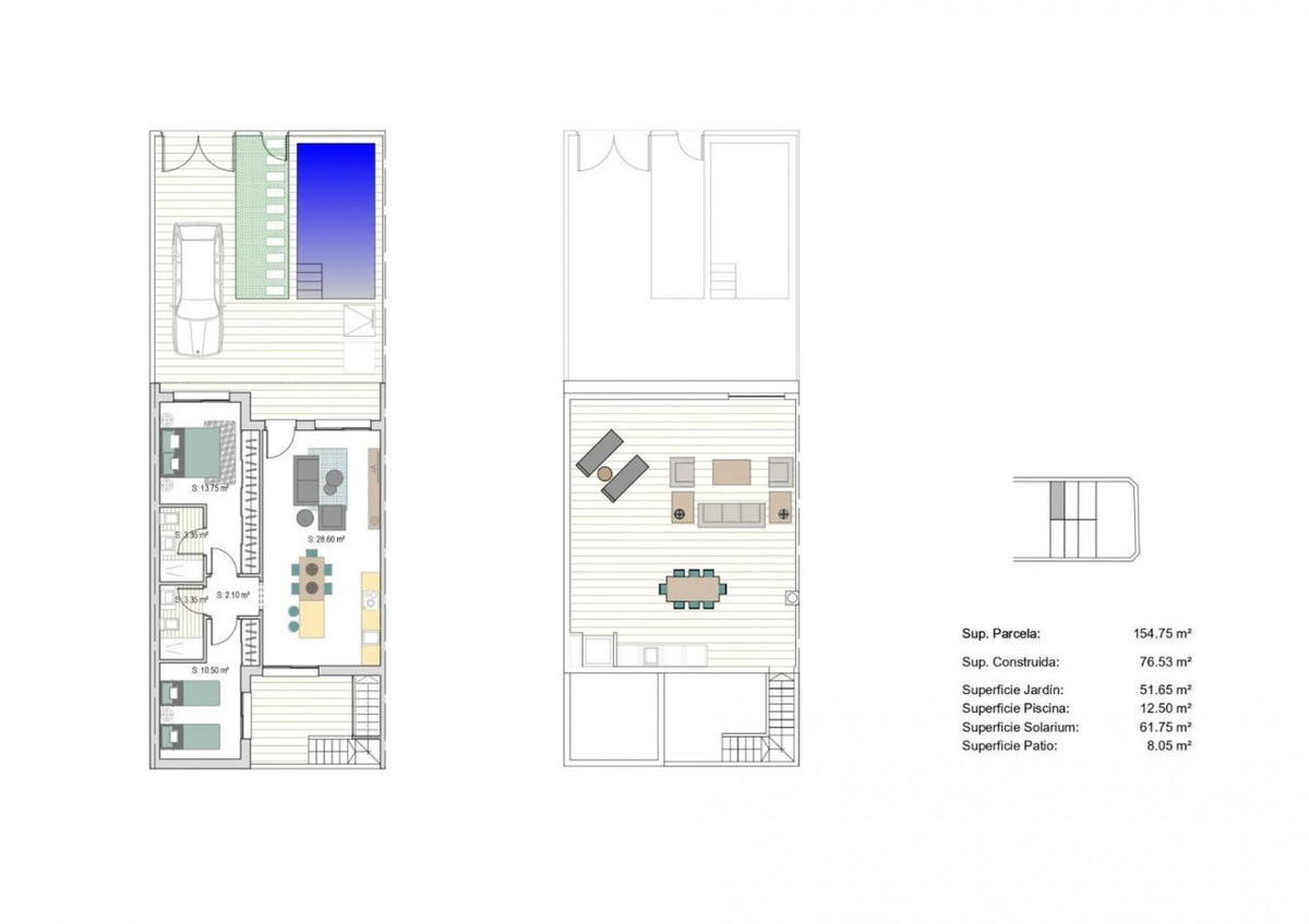 For sale - 2 Bedroom 2 Bathroom House - Townhouse in San Javier - San Javier Centro  - Murcia