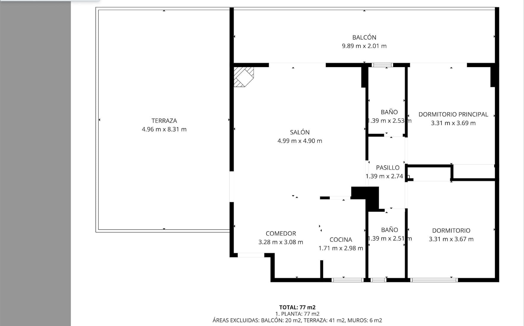 For sale - 2 Bedroom 2 Bathroom Penthouse in Torrevieja - Punta Prima  - Alicante