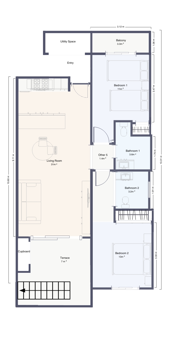For sale - 2 Bedroom 2 Bathroom Apartment in Guardamar del Segura - Costa Blanca  - Alicante