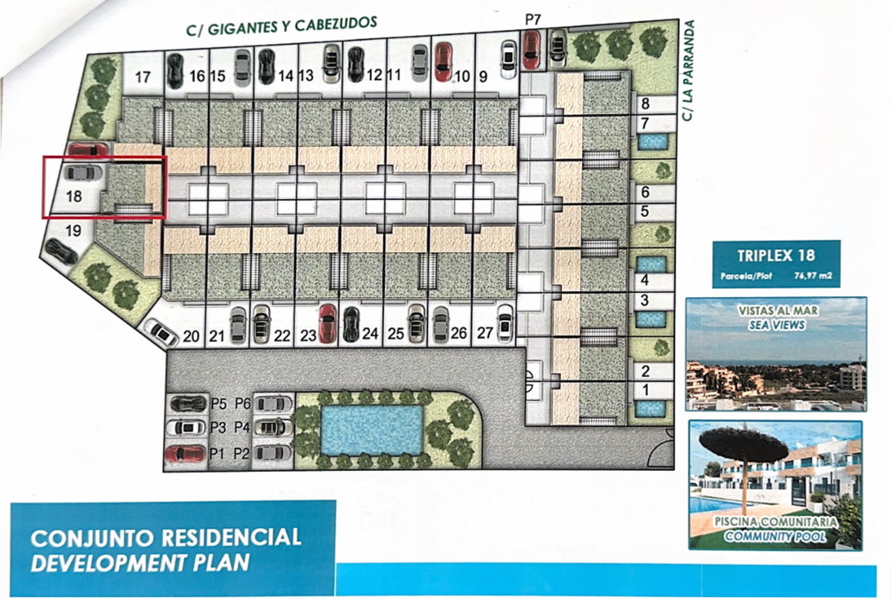For sale - 3 Bedroom 3 Bathroom Town House in Villamartin - Costa Blanca  - Alicante