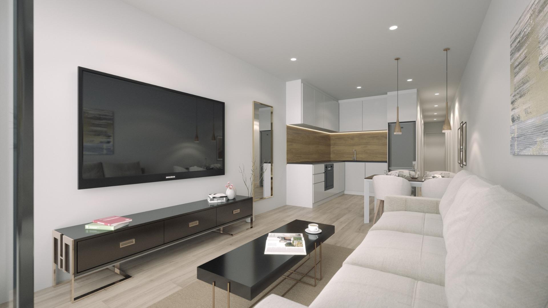 For sale - 2 Bedroom 2 Bathroom Apartment in Torrevieja - Playa De Los Locos  - Alicante