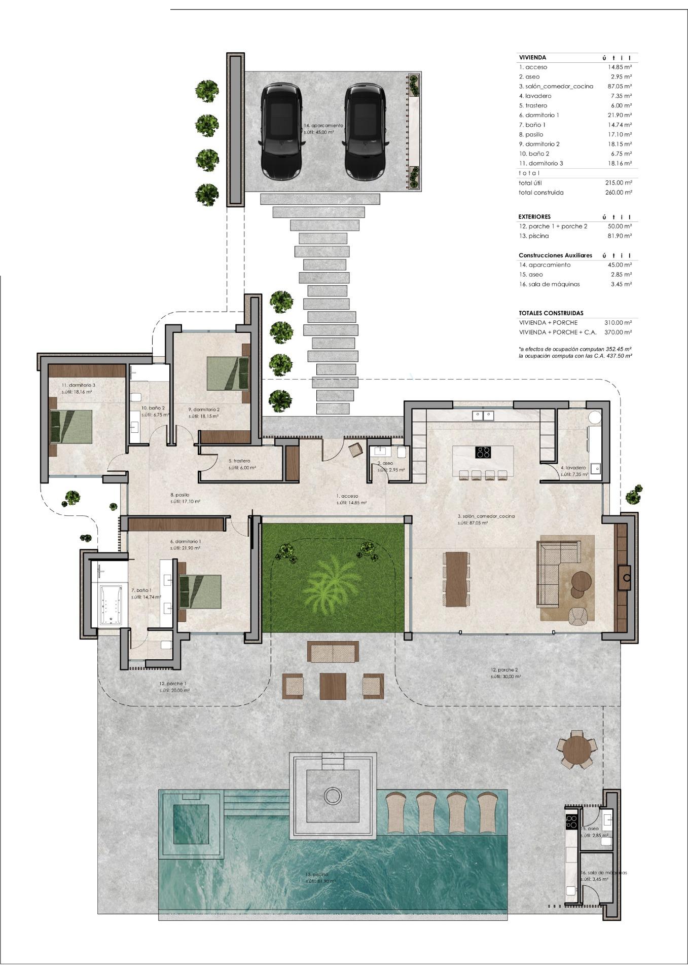 For sale - 3 Bedroom 2 Bathroom Villa in Pinoso - Lel  - Alicante