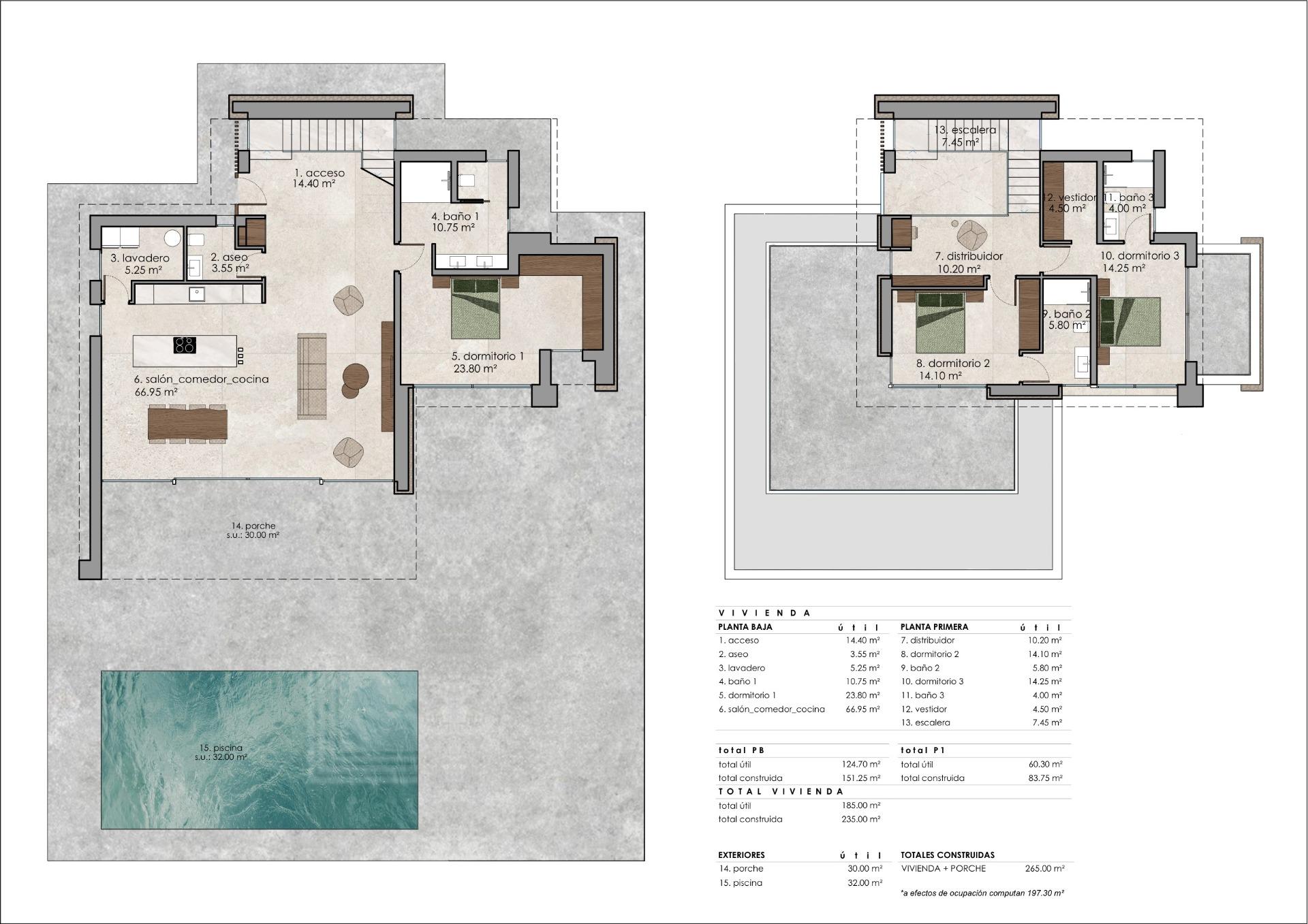 For sale - 3 Bedroom 3 Bathroom Villa in Pinoso - Lel  - Alicante