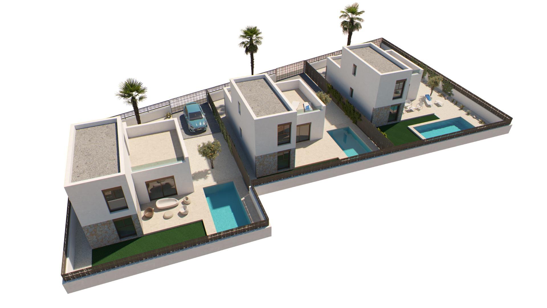 For sale - 3 Bedroom 2 Bathroom Villa in Algorfa - La Finca Golf  - Alicante