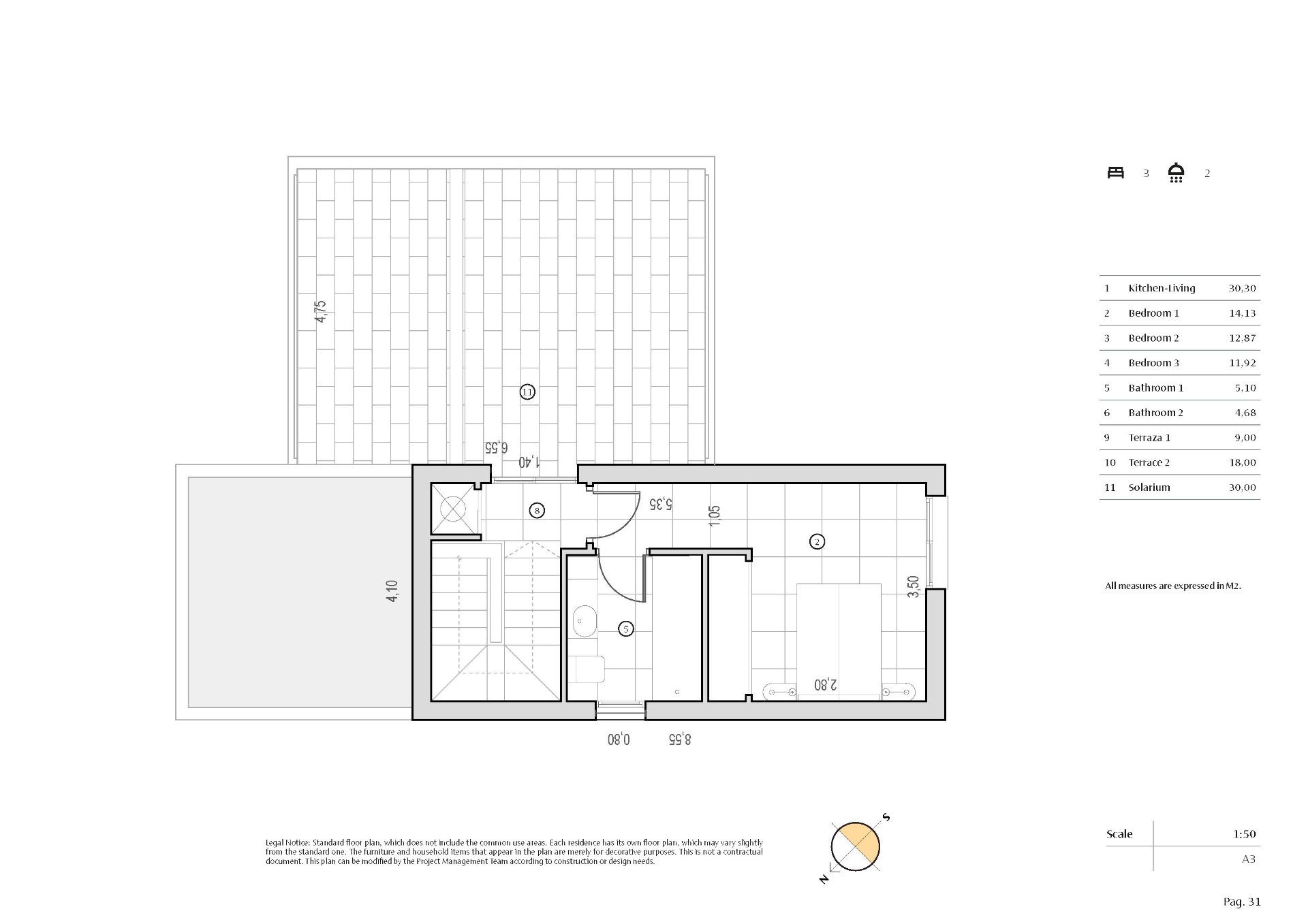 For sale - 3 Bedroom 2 Bathroom Villa in Algorfa - La Finca Golf  - Alicante