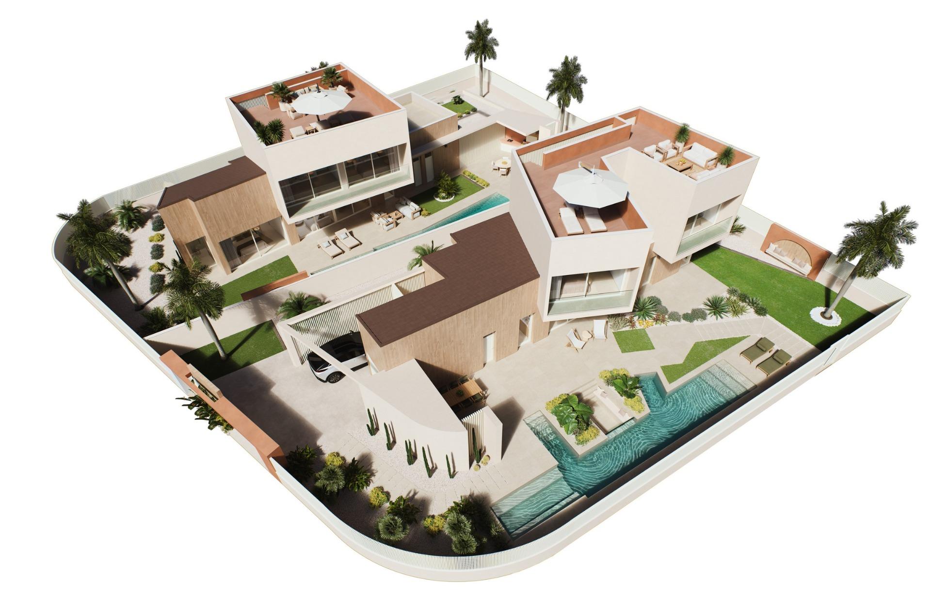 For sale - 3 Bedroom 3 Bathroom Villa in Orihuela Costa - Dehesa de Campoamor  - Alicante