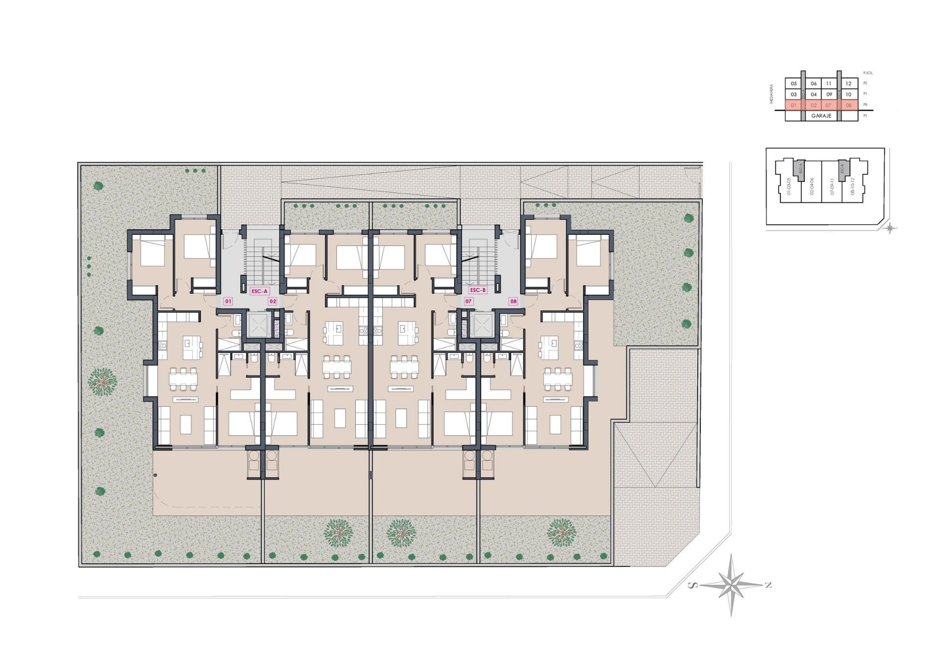 For sale - 3 Bedroom 2 Bathroom Apartment in Benijofar - Benijófar  - Alicante