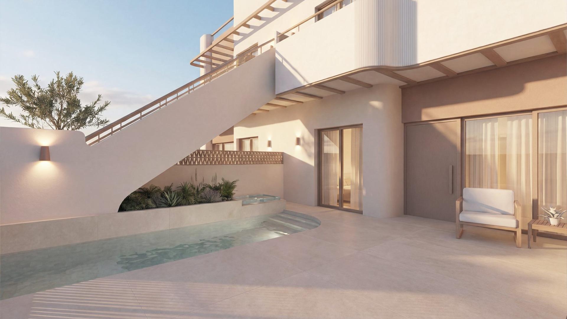 For sale - 2 Bedroom 2 Bathroom Bungalow in Pilar de La Horadada - pueblo  - Alicante