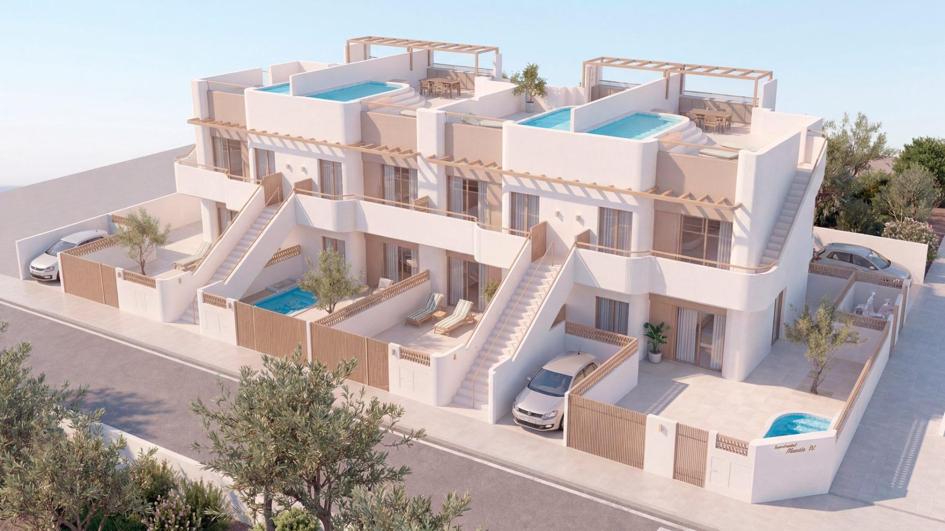 For sale - 2 Bedroom 2 Bathroom Bungalow in Pilar de La Horadada - pueblo  - Alicante