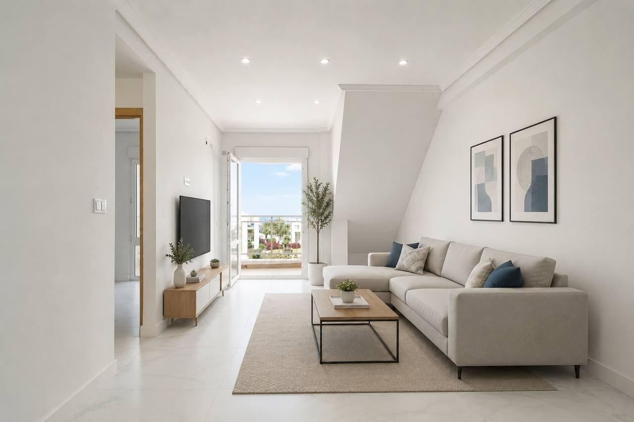For sale - 2 Bedroom 1 Bathroom Penthouse in Orihuela Costa - Cabo Roig  - Alicante