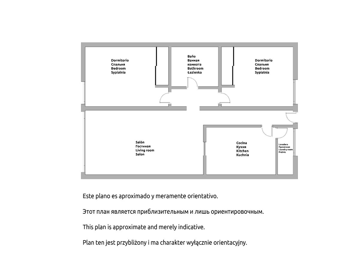 For sale - 2 Bedroom 1 Bathroom Apartment - Middle Floor Apartment in Torrevieja - Torrevieja Centro  - Alicante
