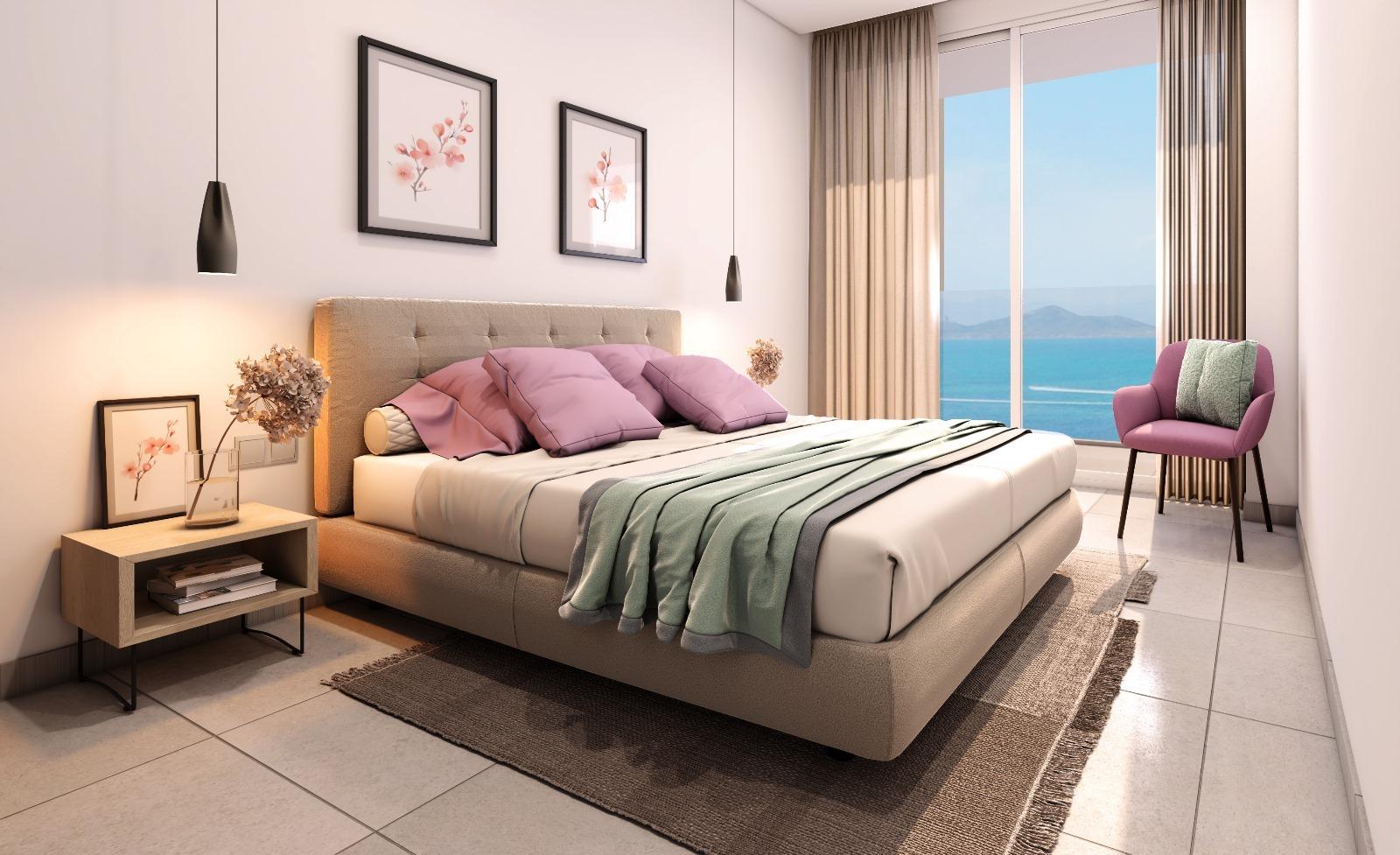New Build - 1 Bedroom 1 Bathroom Apartment in La Manga del Mar Menor - La Manga  - Murcia