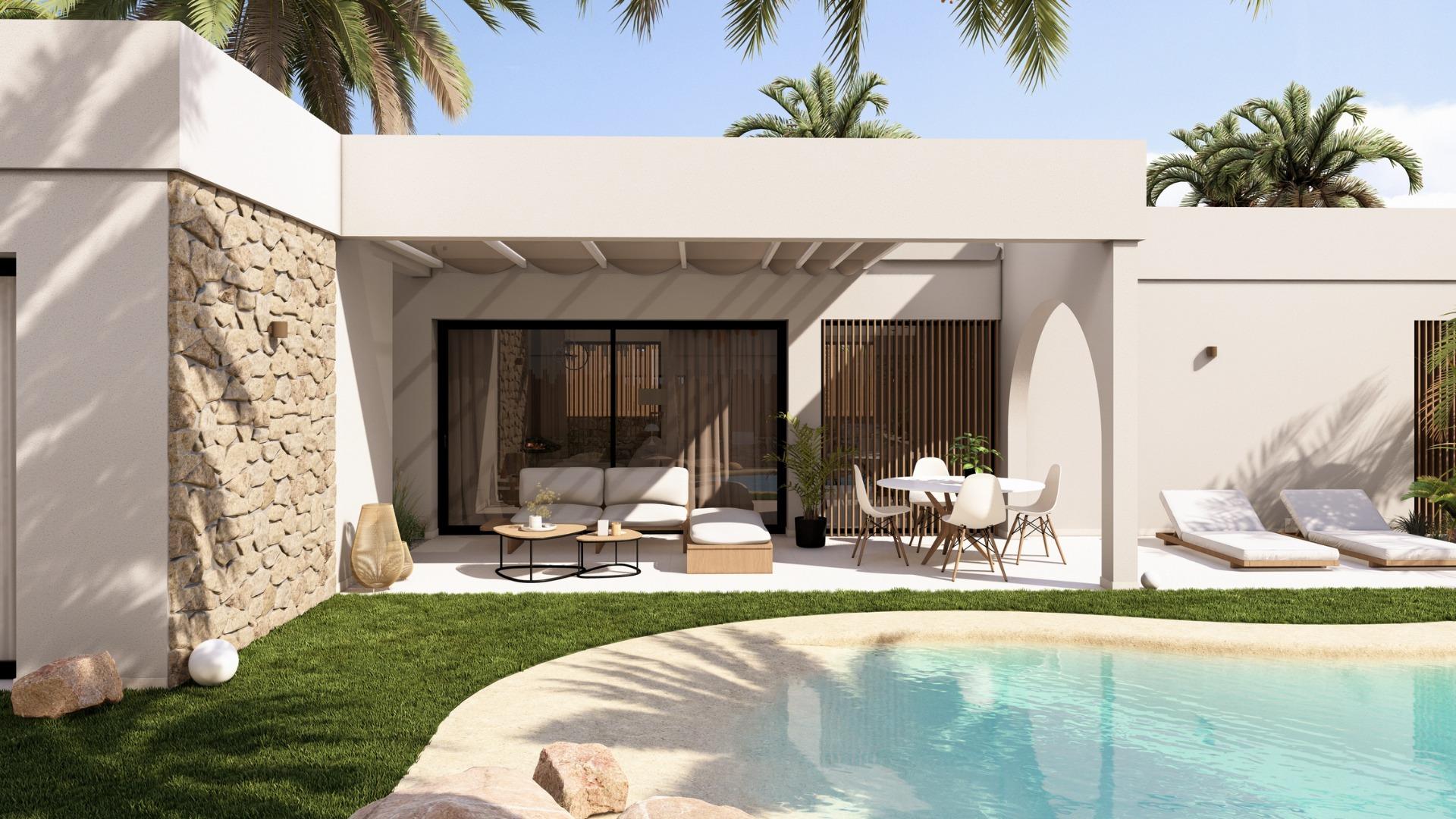 New Build - 2 Bedroom 2 Bathroom Villa in Baños y Mendigo - Altaona Golf  - Murcia