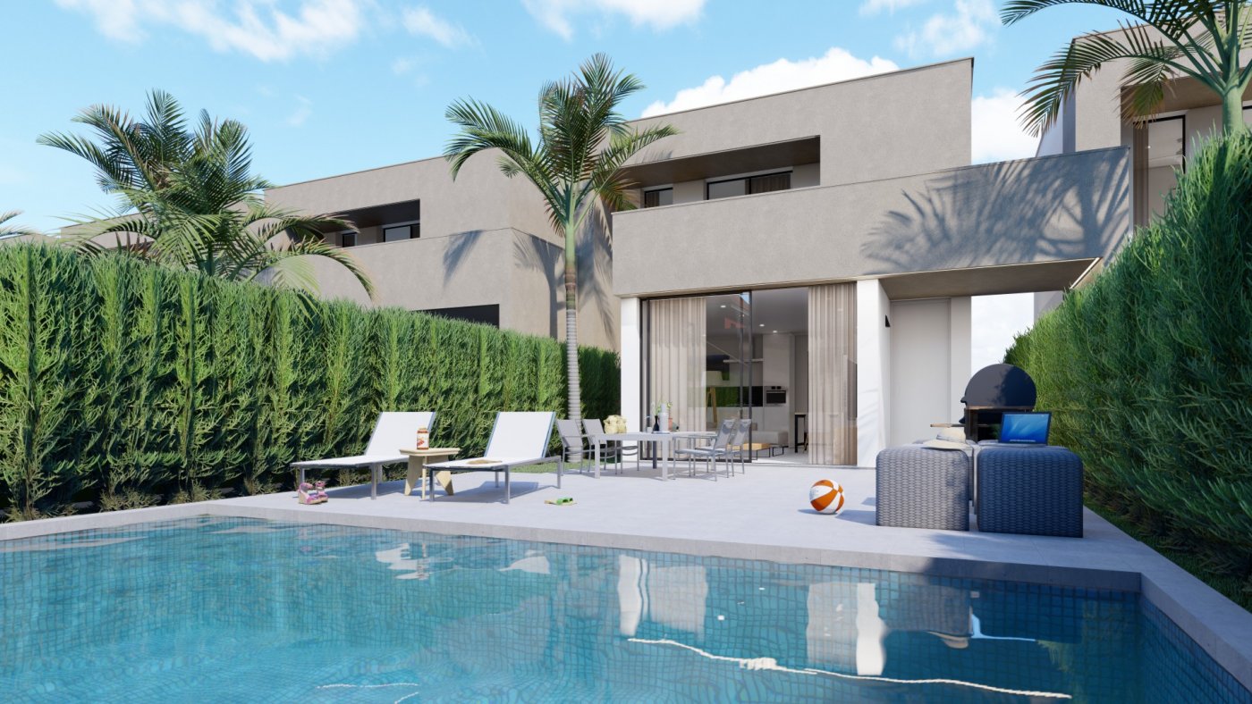 New Build - 3 Bedroom 3 Bathroom Villa in Los Urrutias - Estrella De Mar  - Murcia