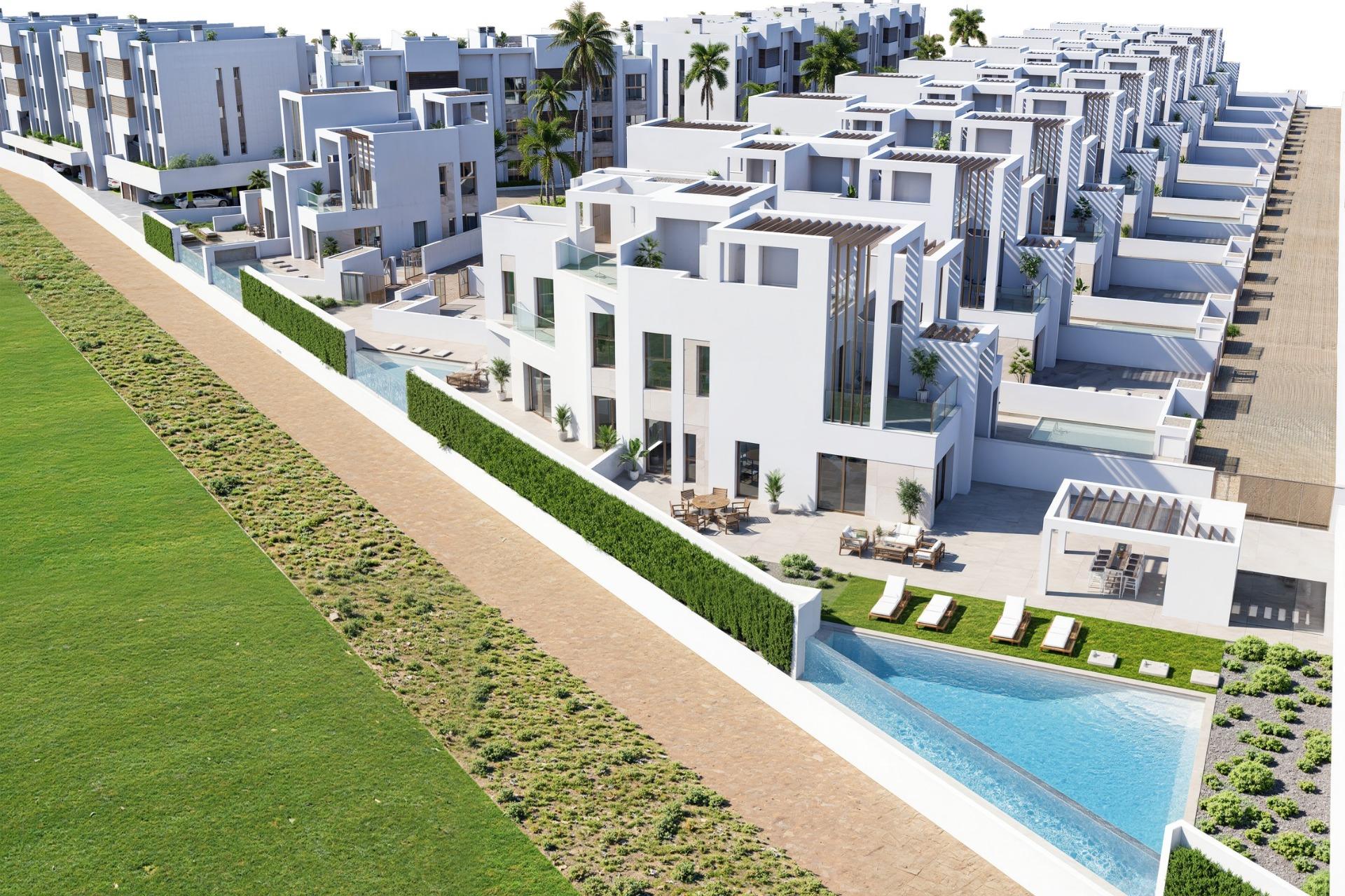 New Build - 3 Bedroom 2 Bathroom Quad House in Los Alcazares - Serena Golf  - Murcia