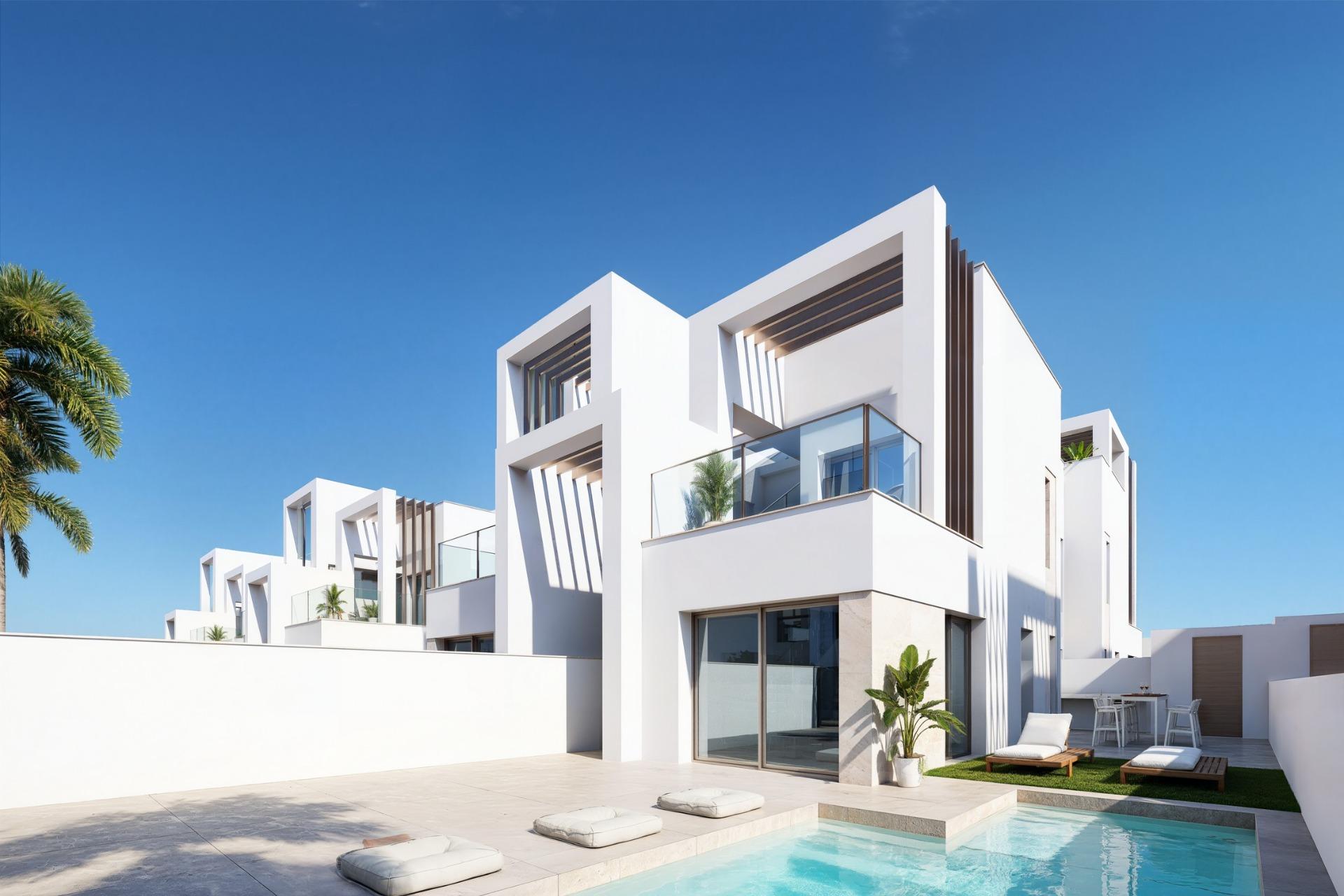 New Build - 3 Bedroom 2 Bathroom Quad House in Los Alcazares - Serena Golf  - Murcia