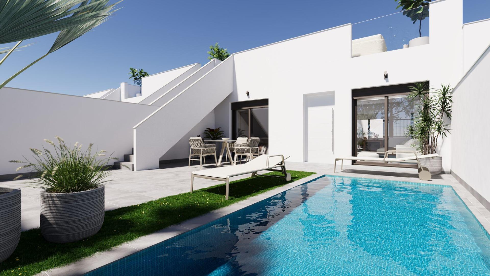 New Build - 2 Bedroom 2 Bathroom Town House in Torre Pacheco - El Alba  - Murcia