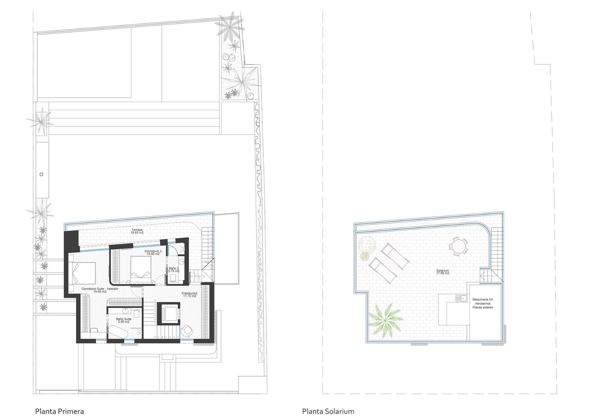 New Build - 3 Bedroom 3 Bathroom Villa in Cabo de Palos - Cala Flores  - Murcia