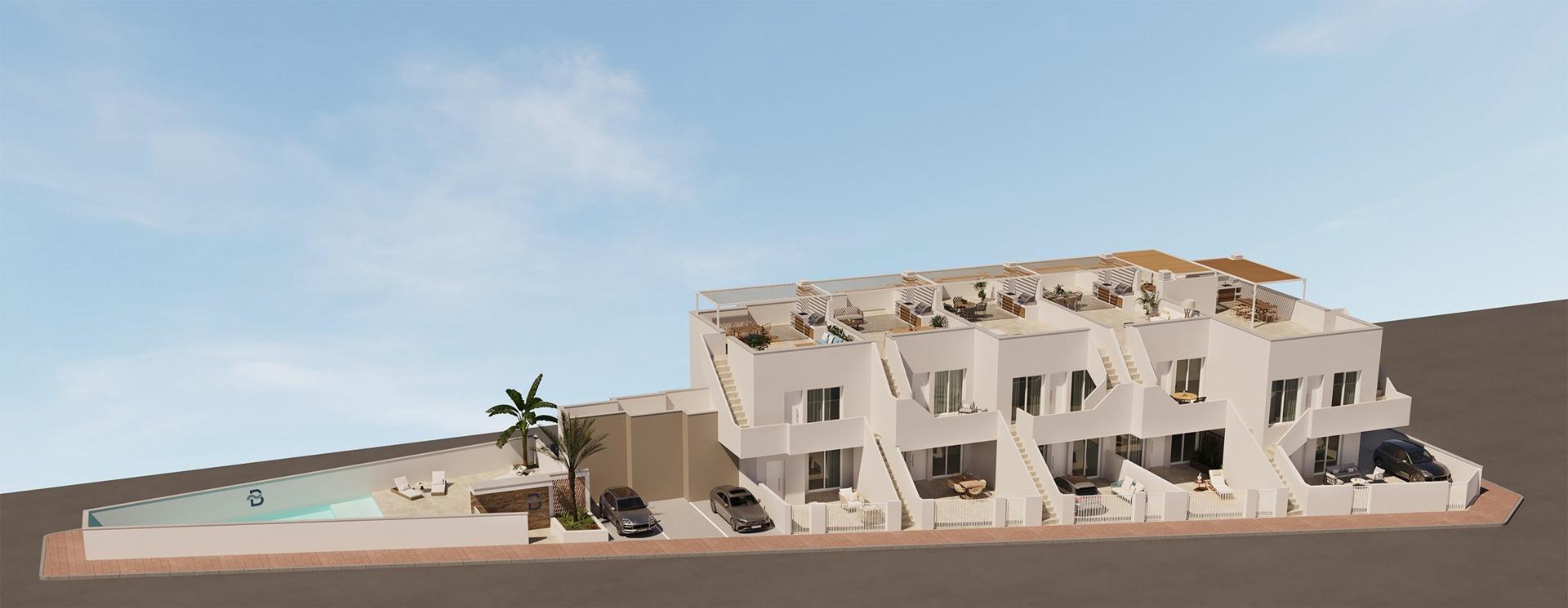 New Build - 1 Bedroom 1 Bathroom Bungalow in San Pedro del Pinatar - Pueblo  - Murcia