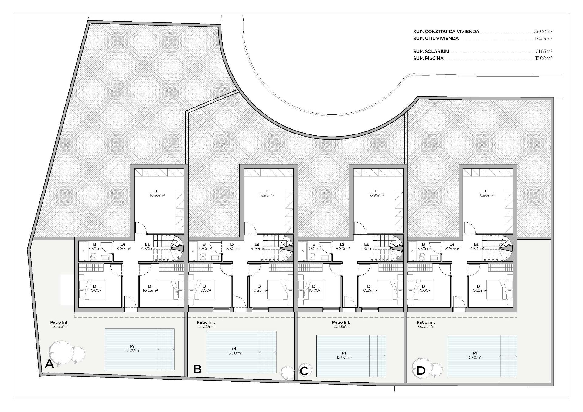 New Build - 3 Bedroom 3 Bathroom Villa in Mazarron - Country Club  - Murcia