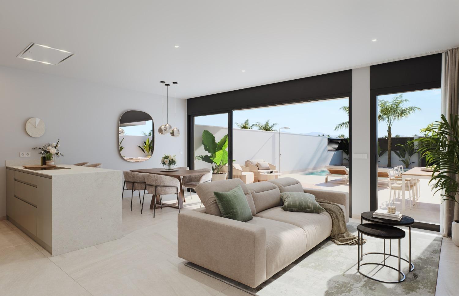 New Build - 3 Bedroom 3 Bathroom Villa in San Pedro del Pinatar - Los Antolinos  - Murcia