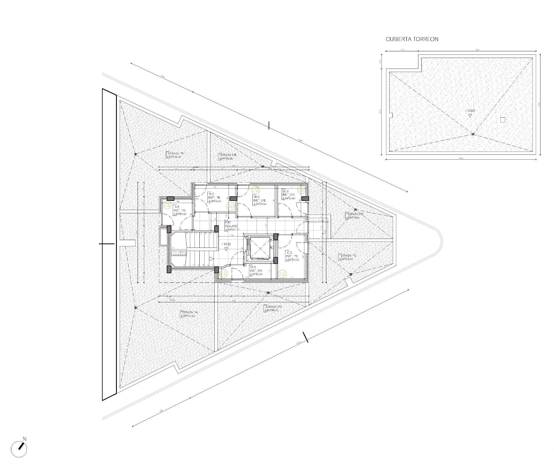 New Build - 2 Bedroom 1 Bathroom Penthouse in Mazarron - pueblo  - Murcia