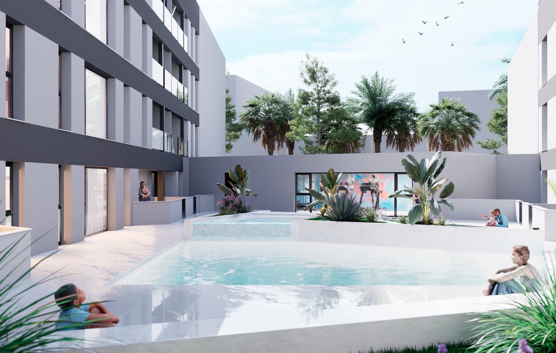 New Build - 1 Bedroom 1 Bathroom Apartment in San Pedro del Pinatar - Lo Pagan  - Murcia