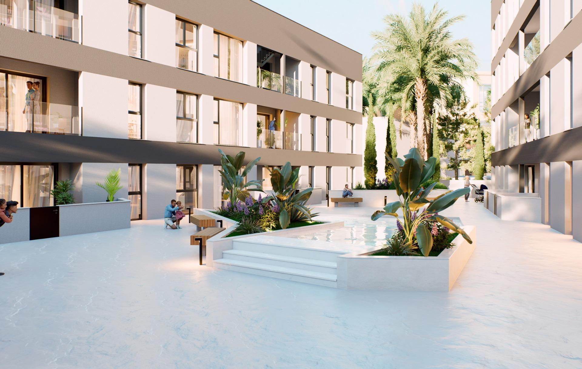 New Build - 1 Bedroom 1 Bathroom Apartment in San Pedro del Pinatar - Lo Pagan  - Murcia
