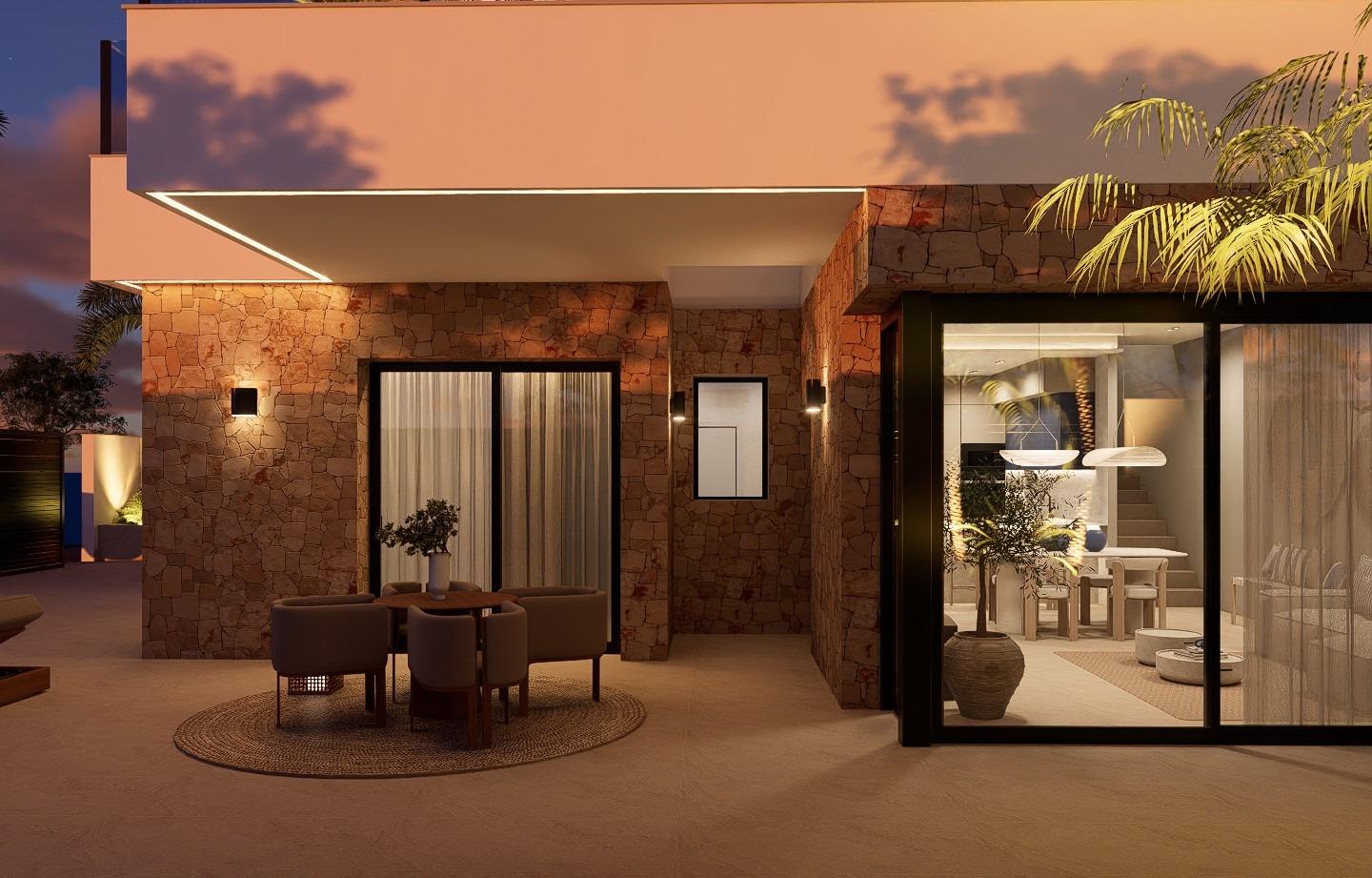 New Build - 4 Bedroom 4 Bathroom Villa in San Pedro del Pinatar - Los Antolinos  - Murcia