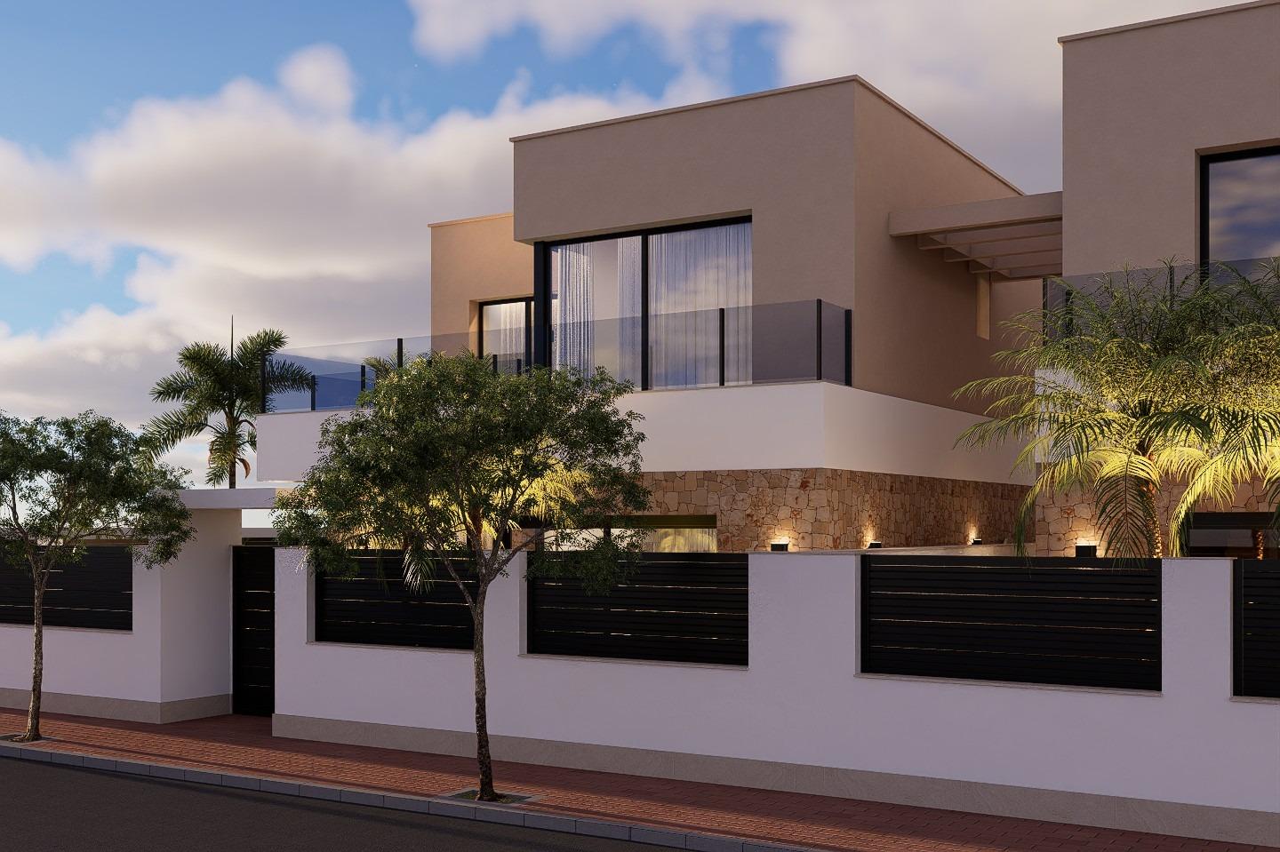 New Build - 4 Bedroom 4 Bathroom Villa in San Pedro del Pinatar - Los Antolinos  - Murcia