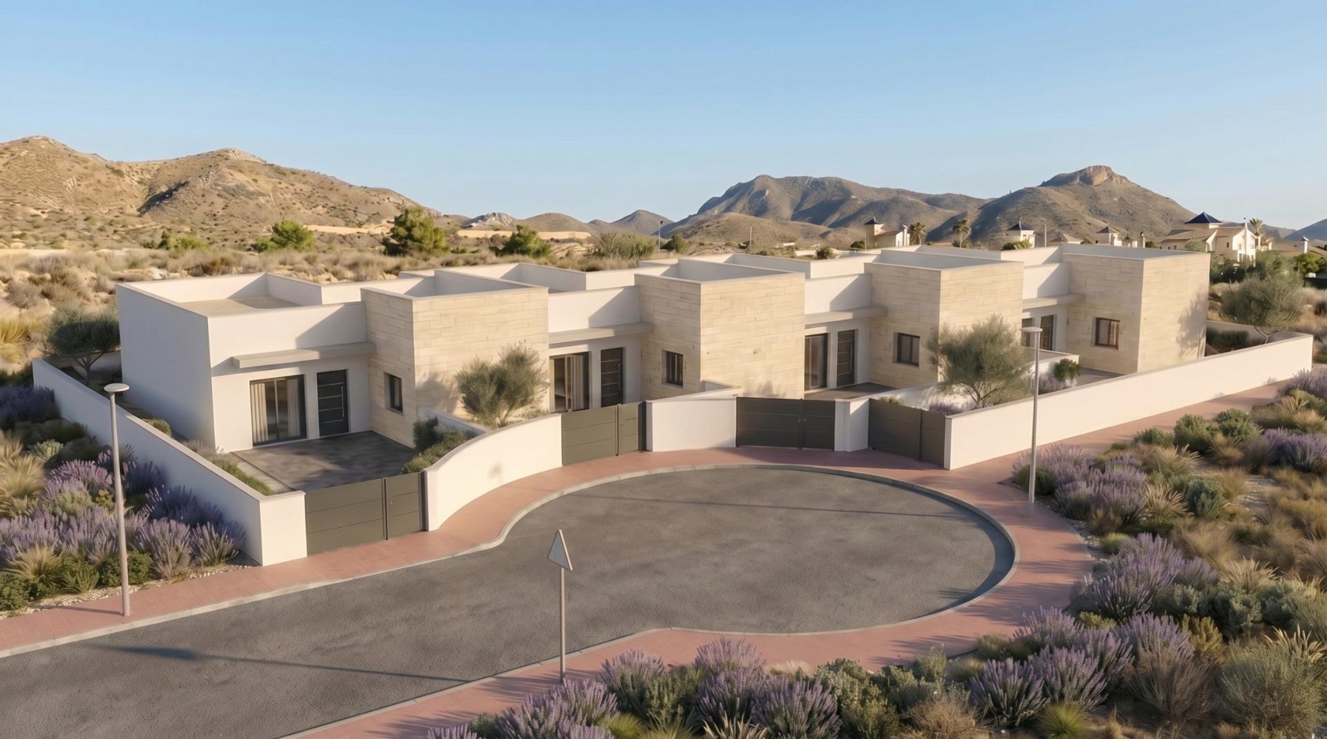 New Build - 3 Bedroom 2 Bathroom Town House in Mazarron - Country Club  - Murcia