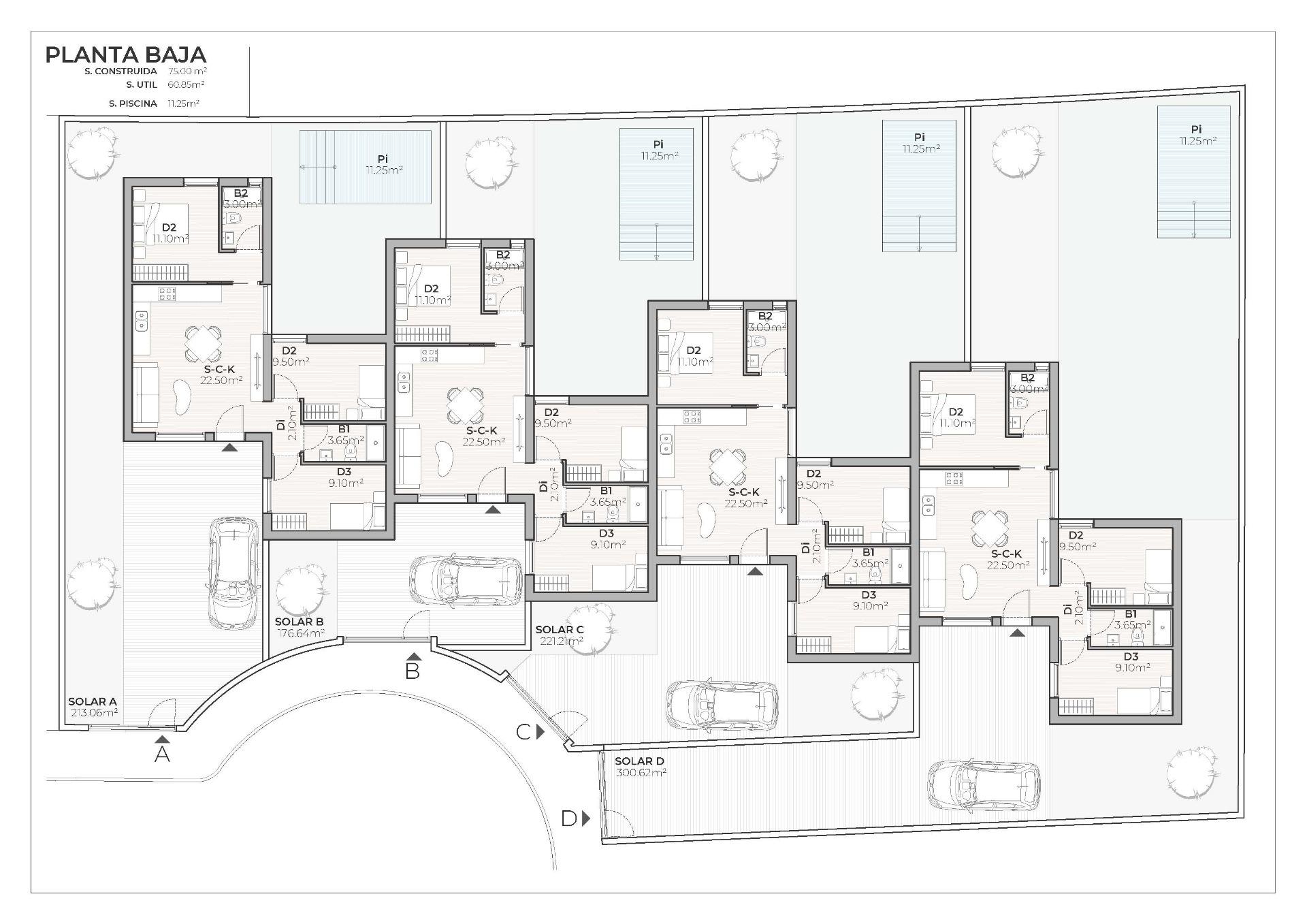 New Build - 3 Bedroom 2 Bathroom Villa in Mazarron - Country Club  - Murcia