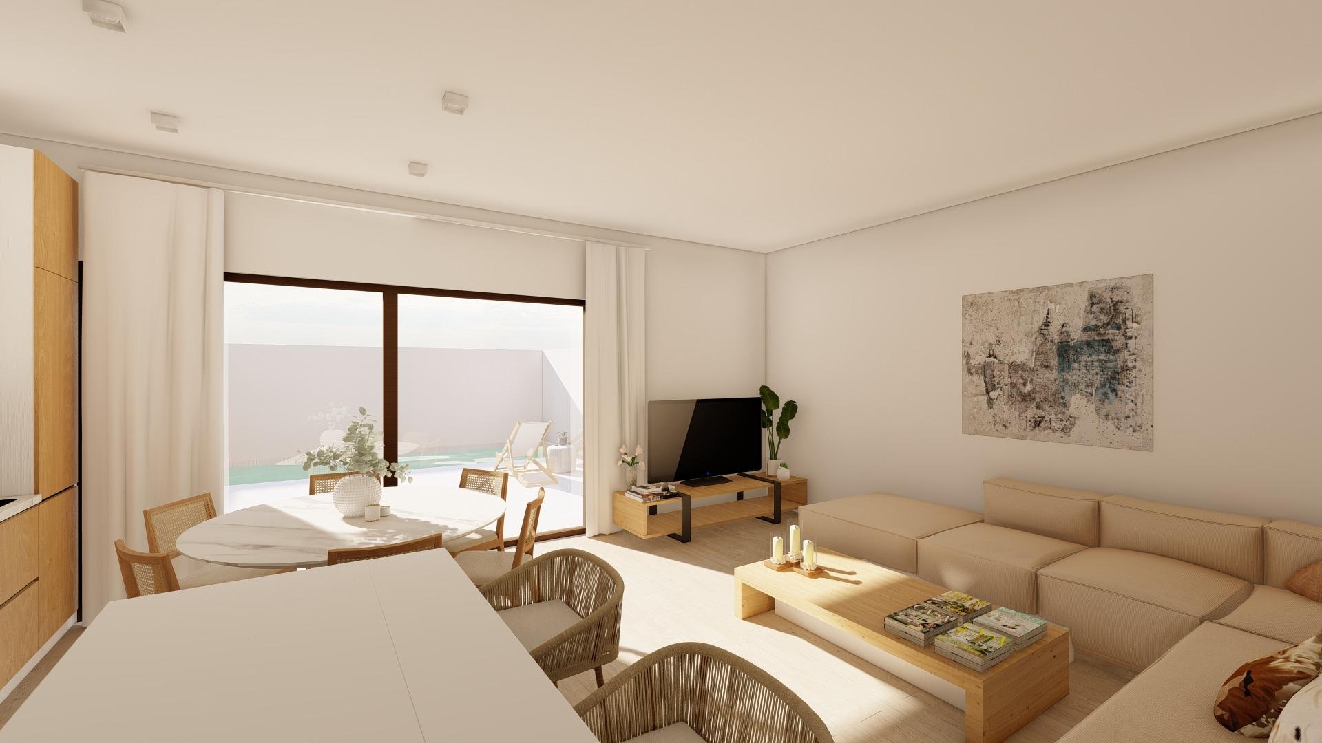 New Build - 3 Bedroom 3 Bathroom Town House in San Javier - pueblo  - Murcia