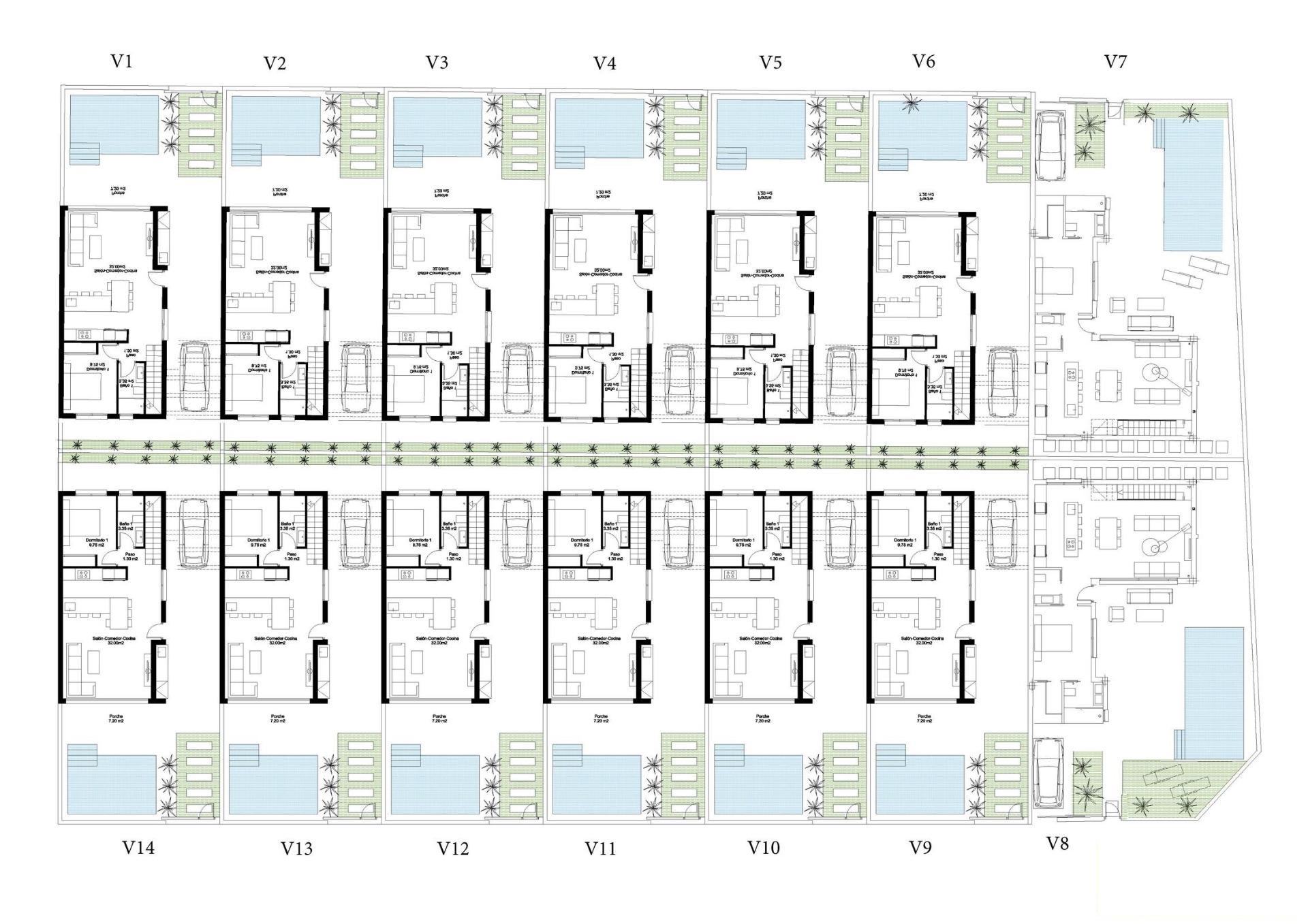 New Build - 3 Bedroom 3 Bathroom Villa in San Javier - Parque de los leones  - Murcia