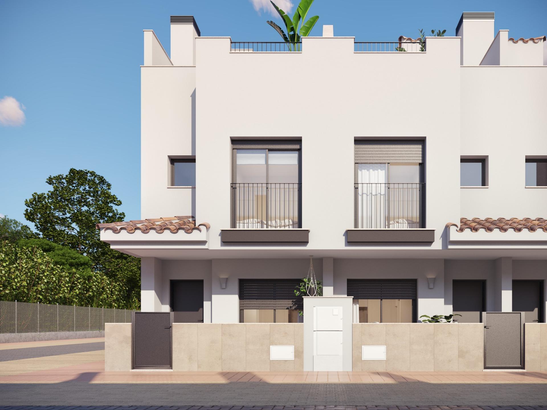 New Build - 3 Bedroom 2 Bathroom Town House in Torre Pacheco - Santa Rosalia pueblo  - Murcia