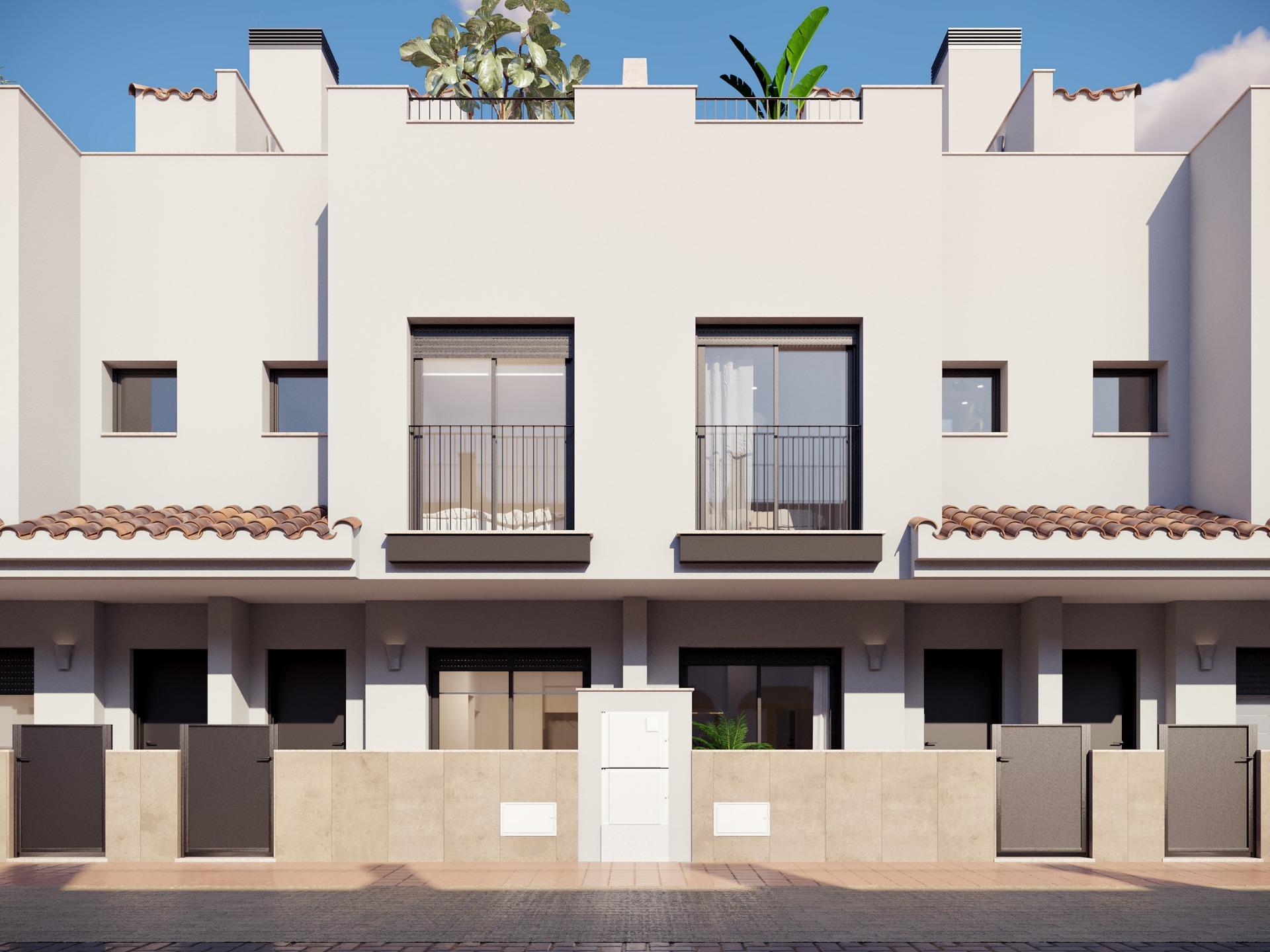 New Build - 2 Bedroom 2 Bathroom Town House in Torre Pacheco - Santa Rosalia pueblo  - Murcia