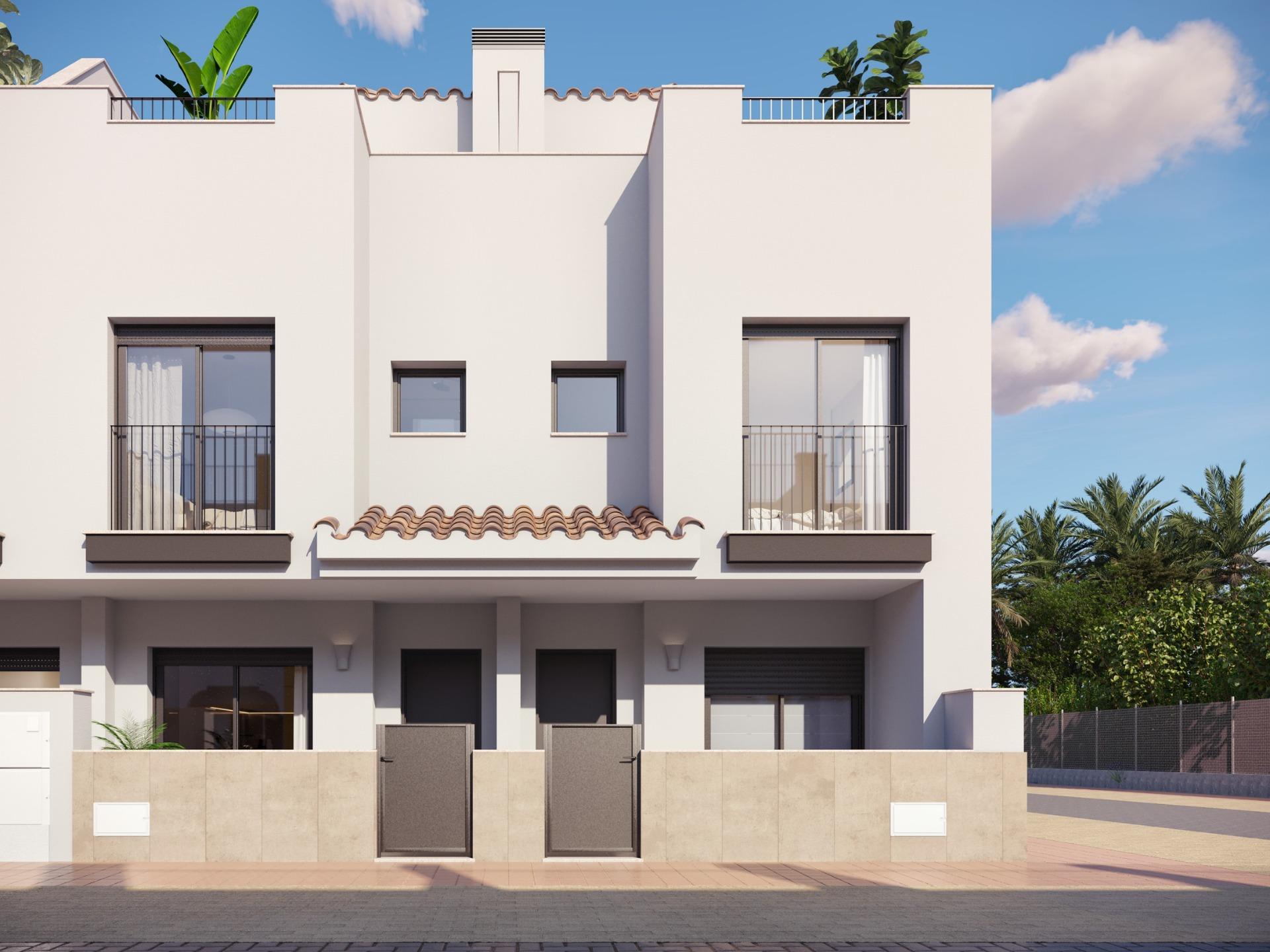 New Build - 2 Bedroom 2 Bathroom Town House in Torre Pacheco - Santa Rosalia pueblo  - Murcia