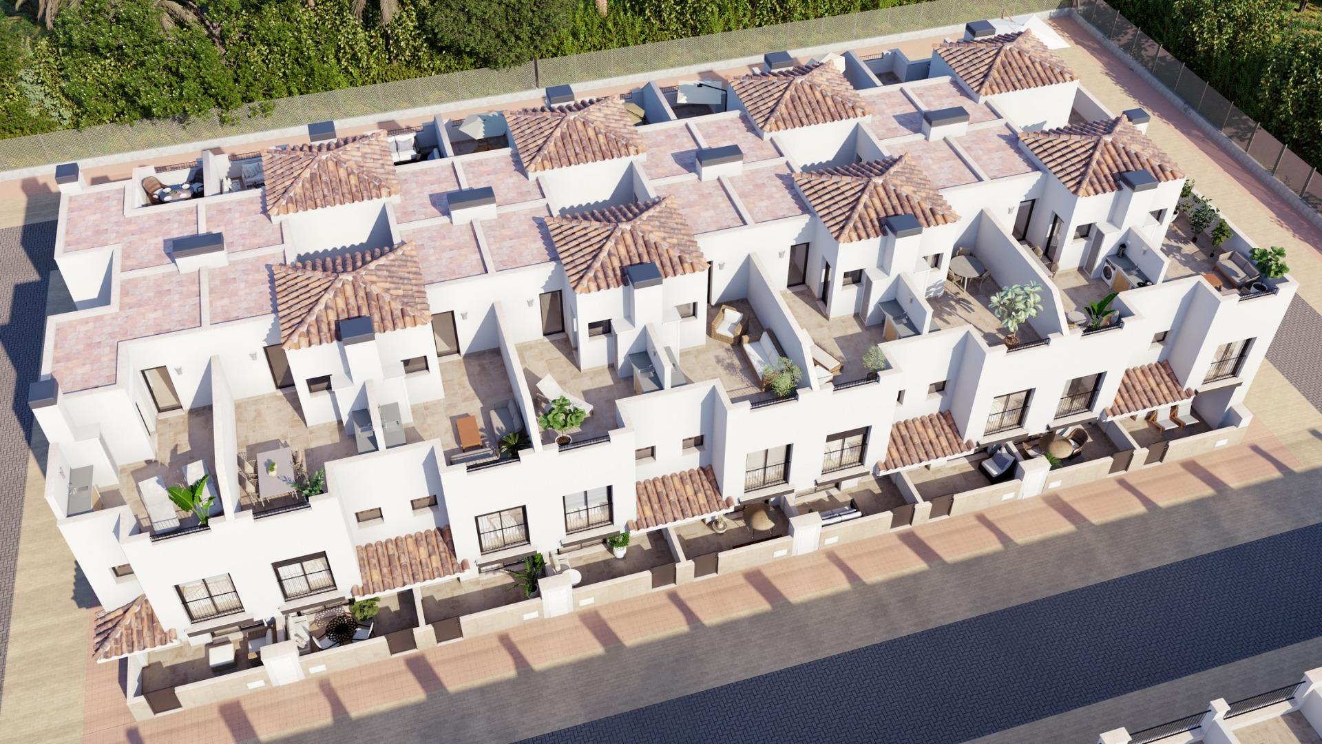New Build - 2 Bedroom 2 Bathroom Town House in Torre Pacheco - Santa Rosalia pueblo  - Murcia
