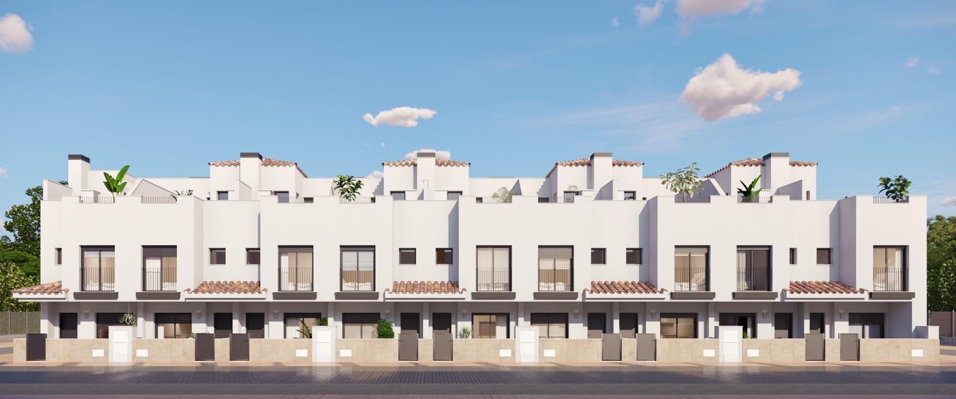 New Build - 2 Bedroom 2 Bathroom Town House in Torre Pacheco - Santa Rosalia pueblo  - Murcia