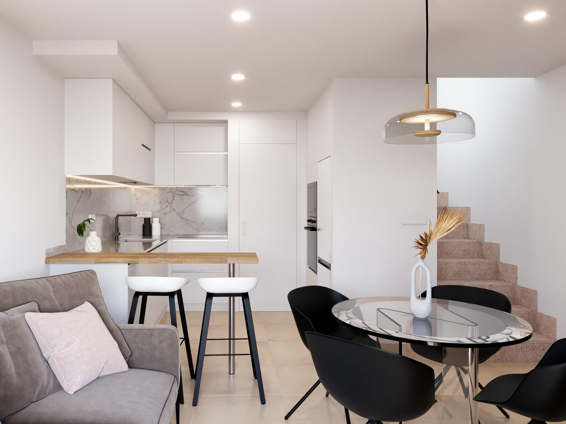 New Build - 2 Bedroom 2 Bathroom Town House in Torre Pacheco - Santa Rosalia pueblo  - Murcia
