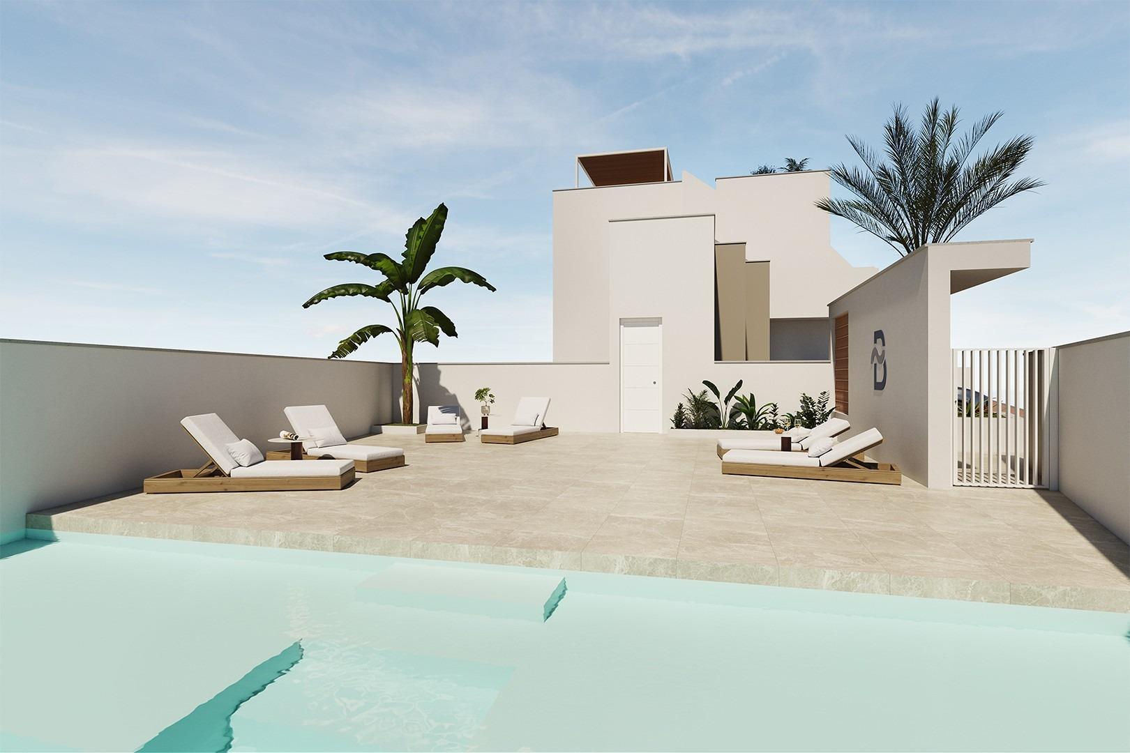 New Build - 2 Bedroom 2 Bathroom Bungalow in San Pedro del Pinatar - Pueblo  - Murcia