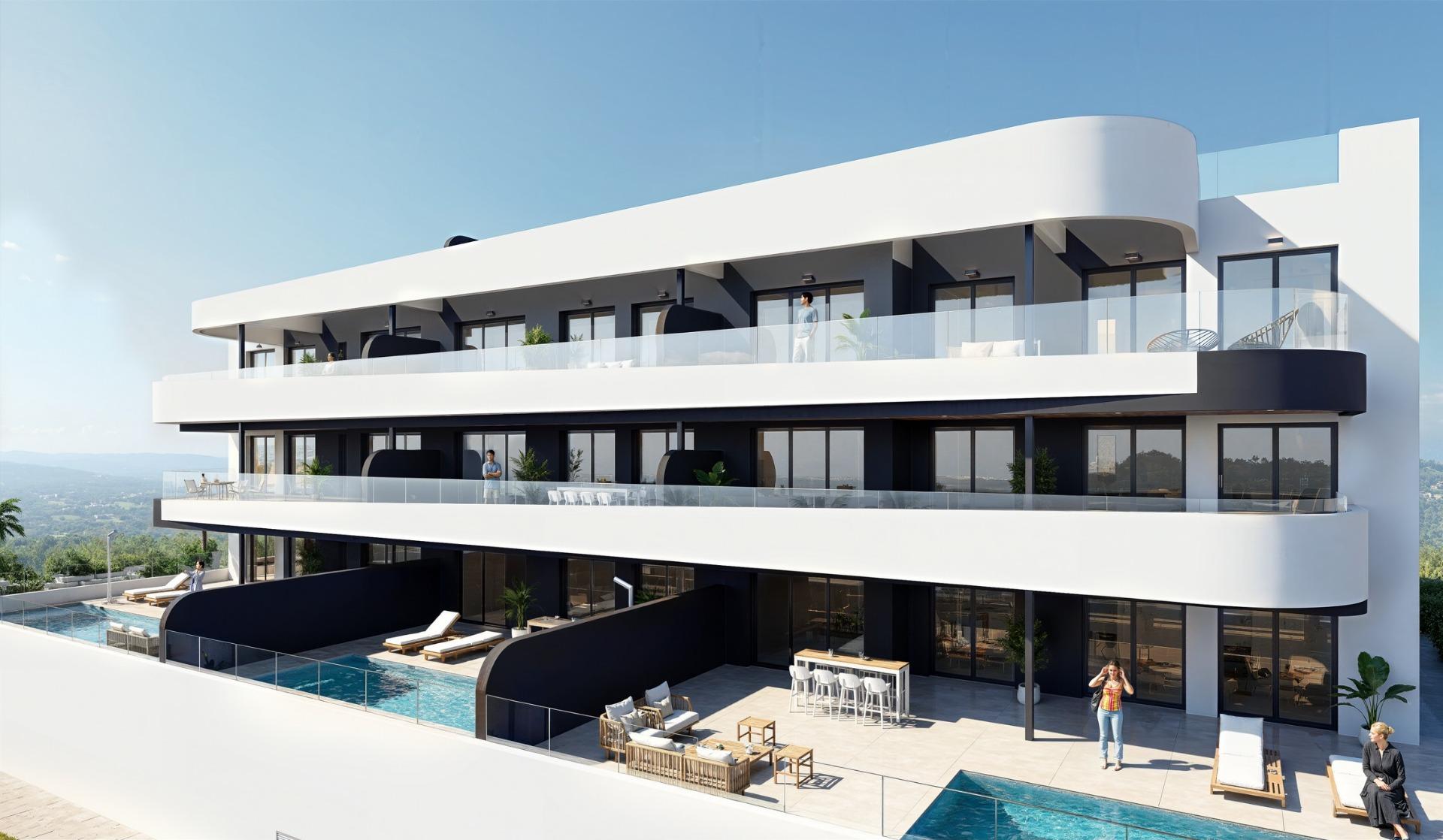New Build - 3 Bedroom 2 Bathroom Apartment in Los Alcazares - Serena Golf  - Murcia
