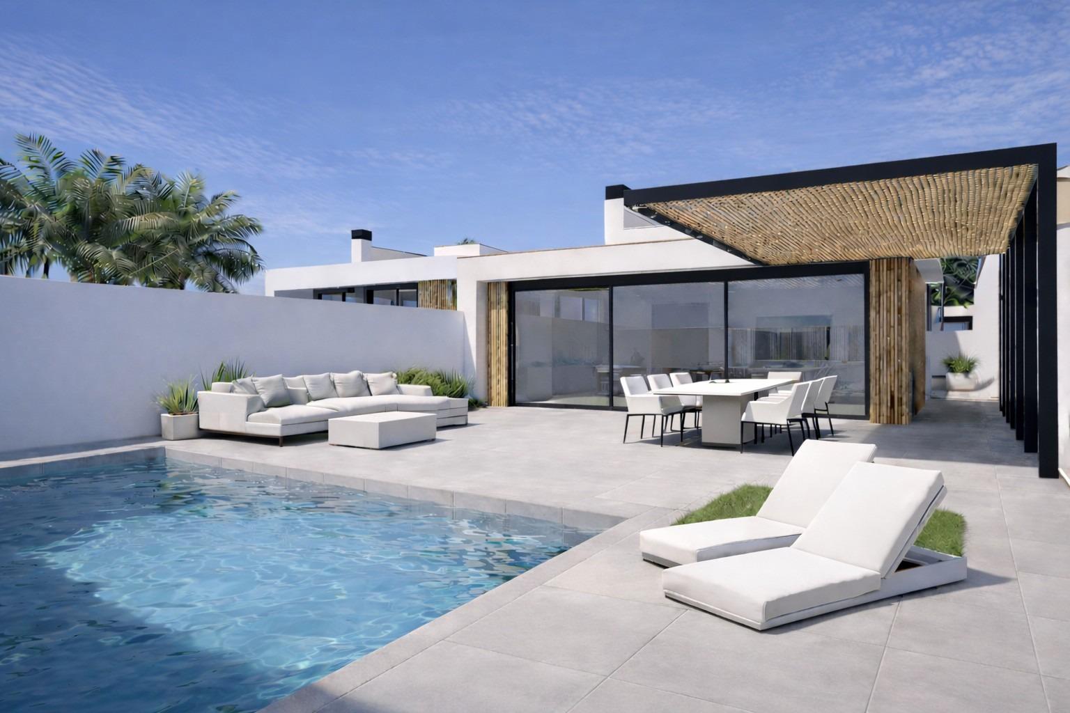 New Build - 2 Bedroom 2 Bathroom Villa in Los Alcazares - Serena Golf  - Murcia