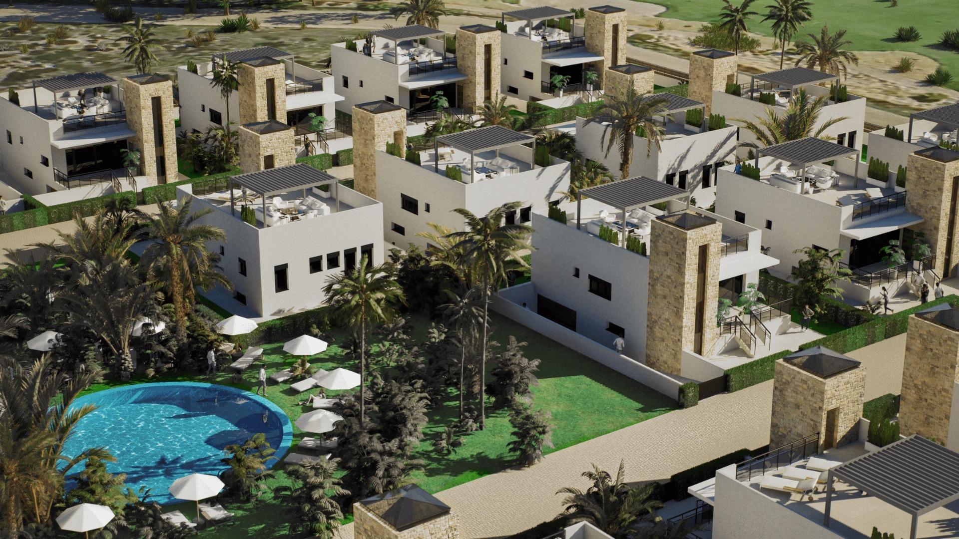 New Build - 2 Bedroom 2 Bathroom Villa in Mazarron - Camposol Golf  - Murcia