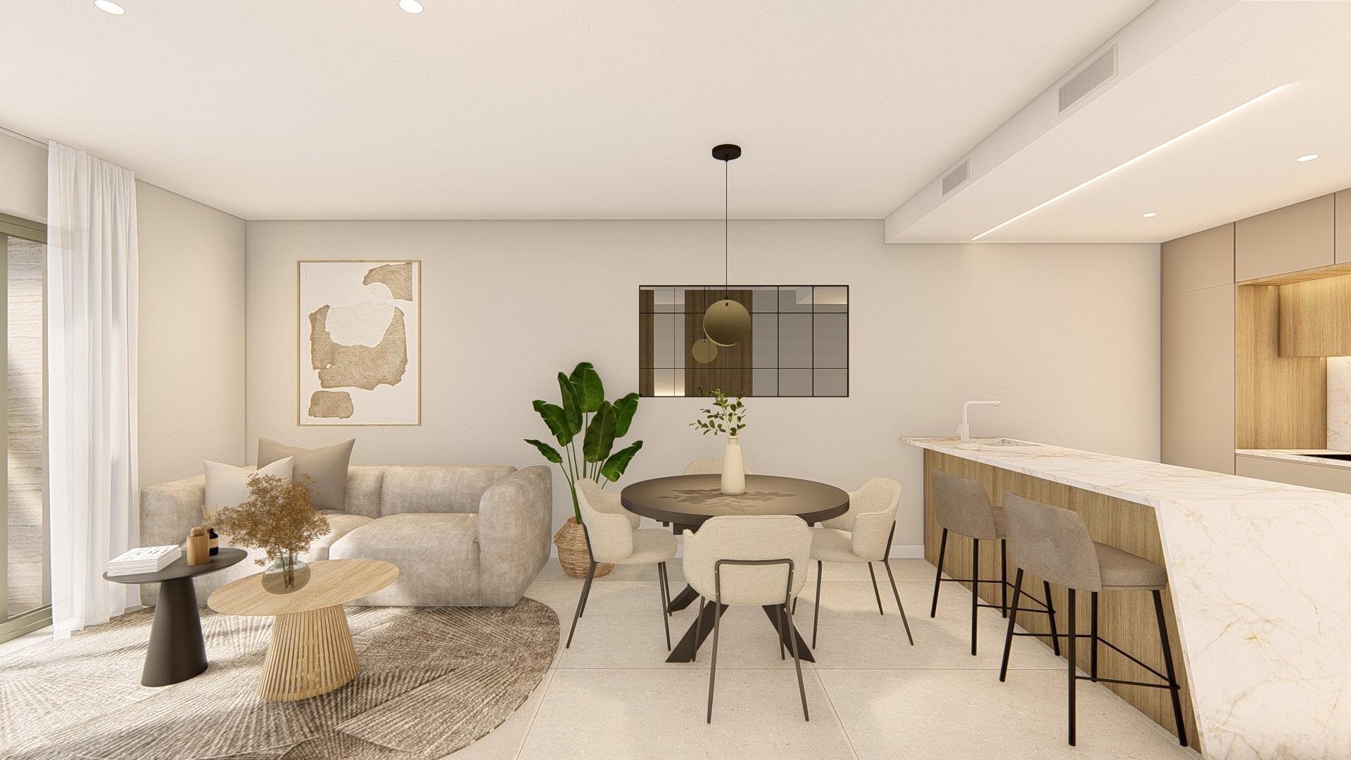 New Build - 3 Bedroom 2 Bathroom Apartment in Los Alcazares - Serena Golf  - Murcia