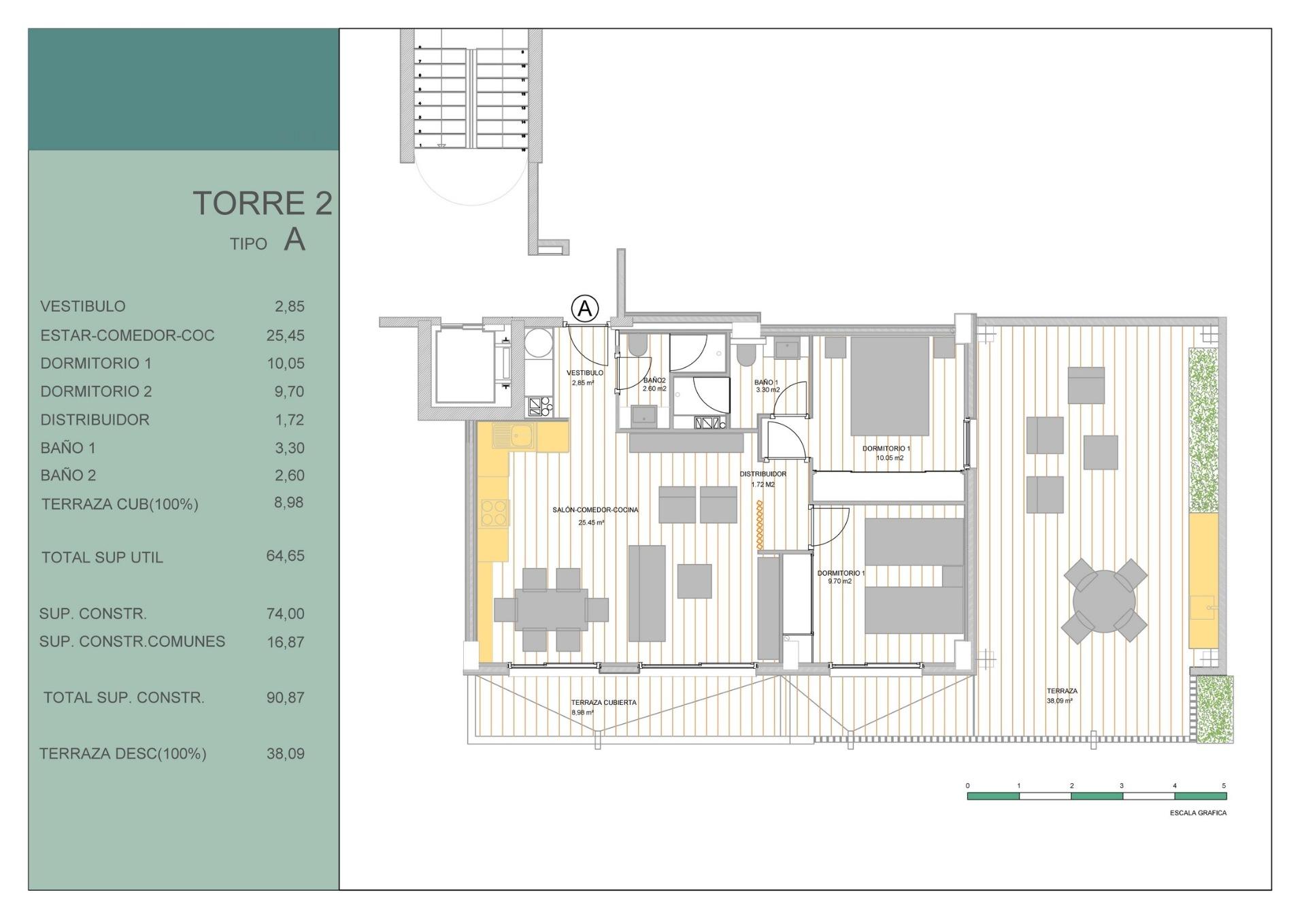 For sale - 2 Bedroom 2 Bathroom Apartment in Guardamar del Segura - Avda del Puerto  - Alicante