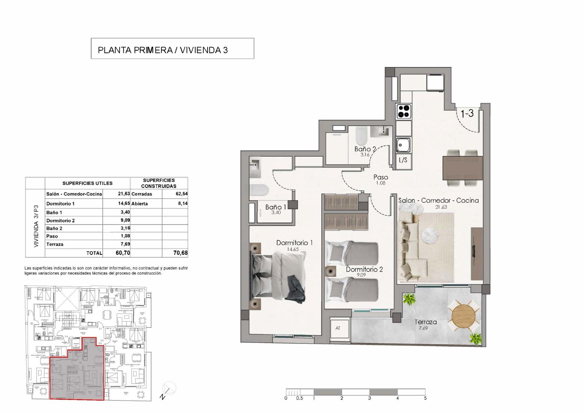 For sale - 2 Bedroom 2 Bathroom Apartment in Santa Pola - Centro  - Alicante